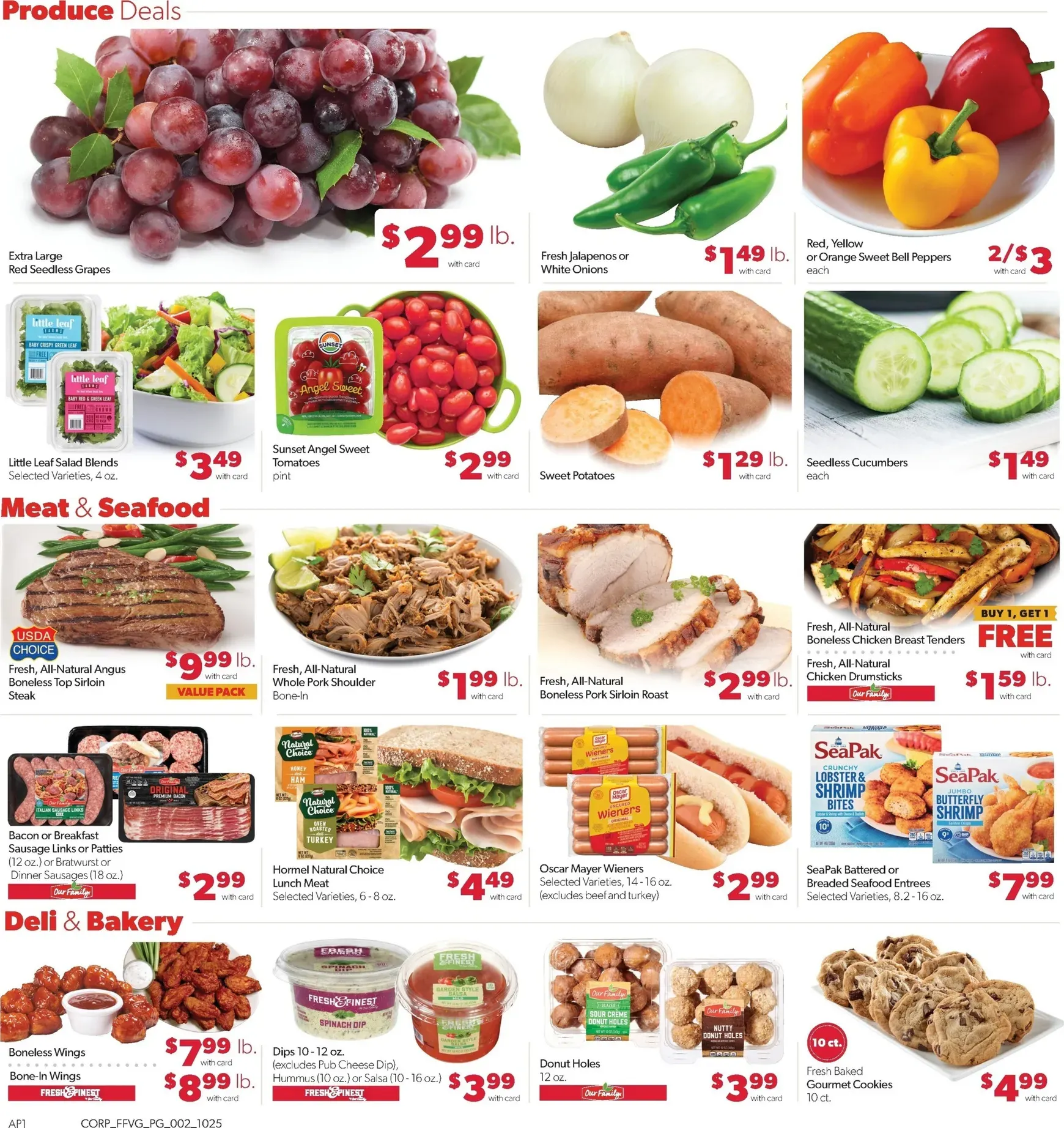 Weekly ad Current Family Fare leaflet valid from Sunday 10/25/2026 to Saturday 10/31/2026 from October 25 to October 31 2026 - Page 2