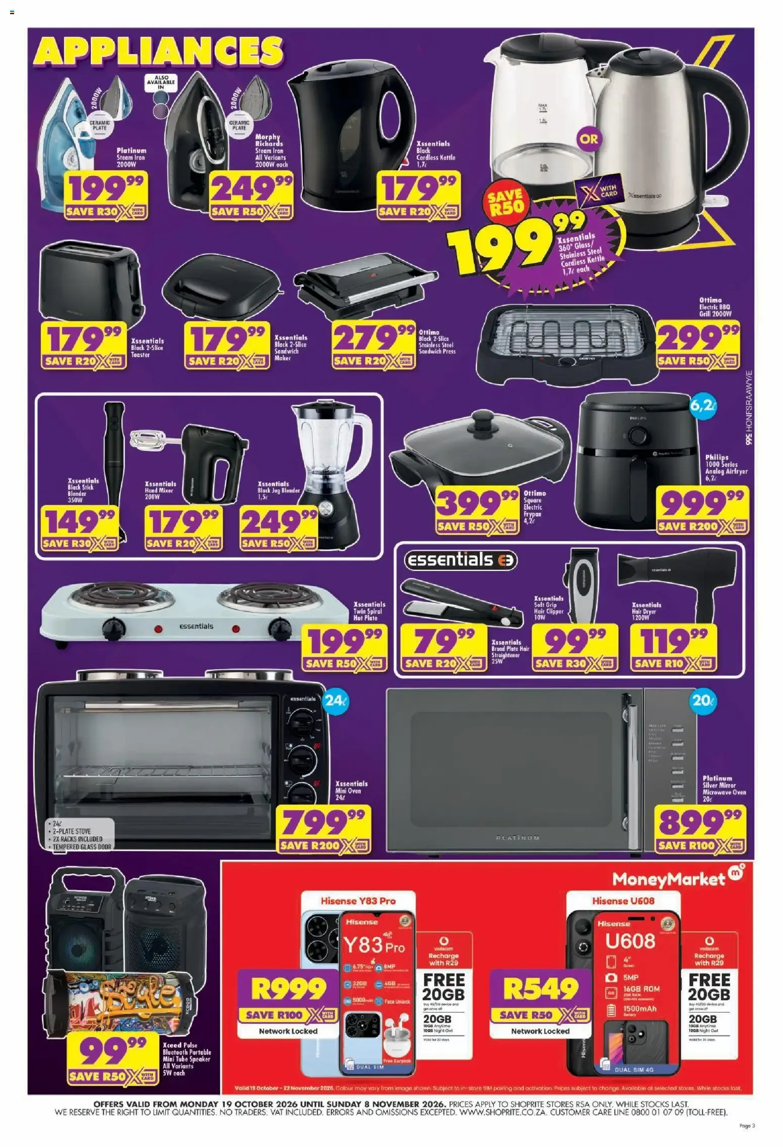 Shoprite Xtra Savings (19/10/2026 - 08/11/2026) → Online Catalogue from 19 October to 8 November 2026 - Catalogue Page 3