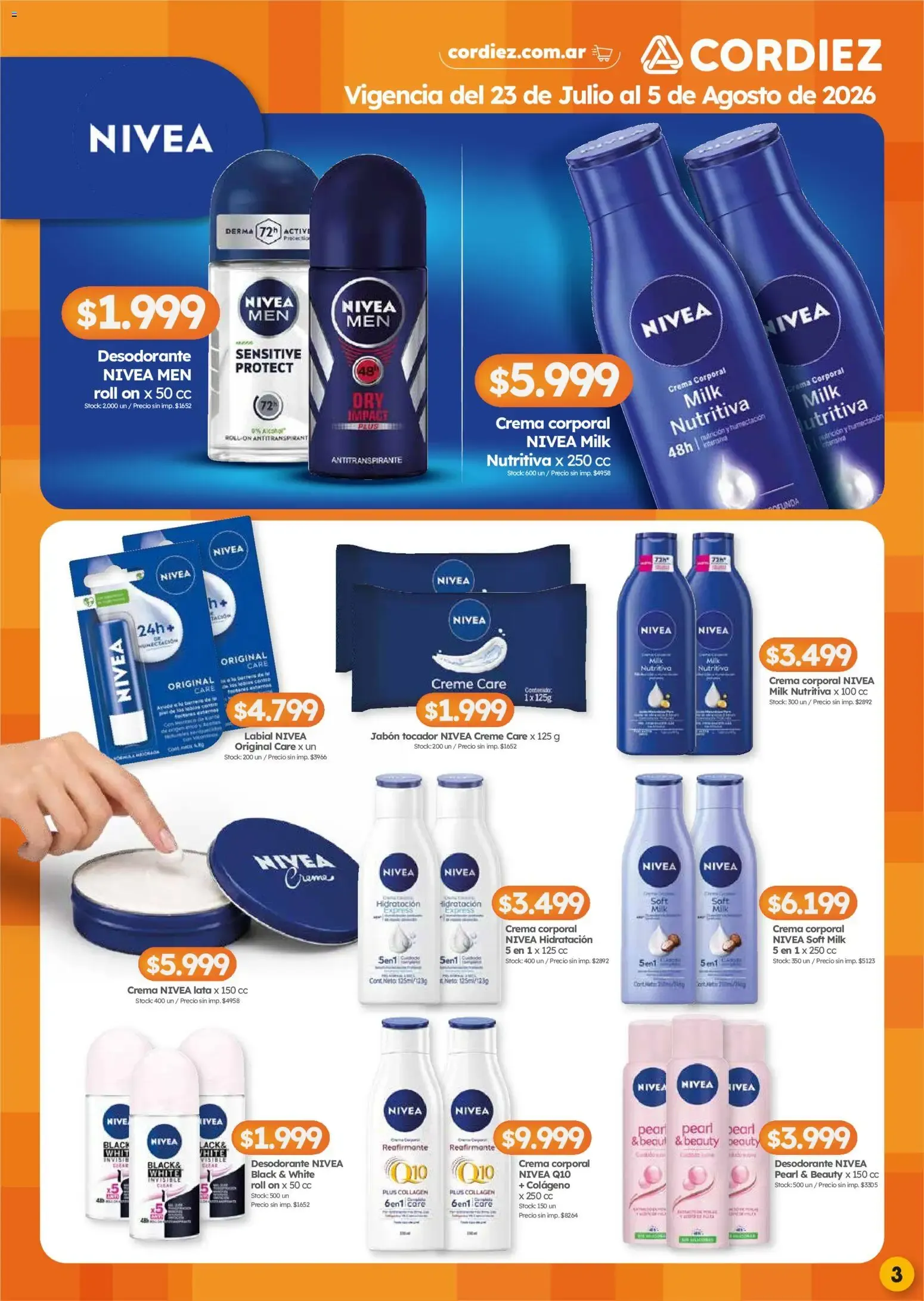 Ofertas de Cordiez ofertas || del 23/07/2026 - 05/08/2026 || Catálogo 23 de julio al 5 de agosto 2026 - Página 3 del catálogo
