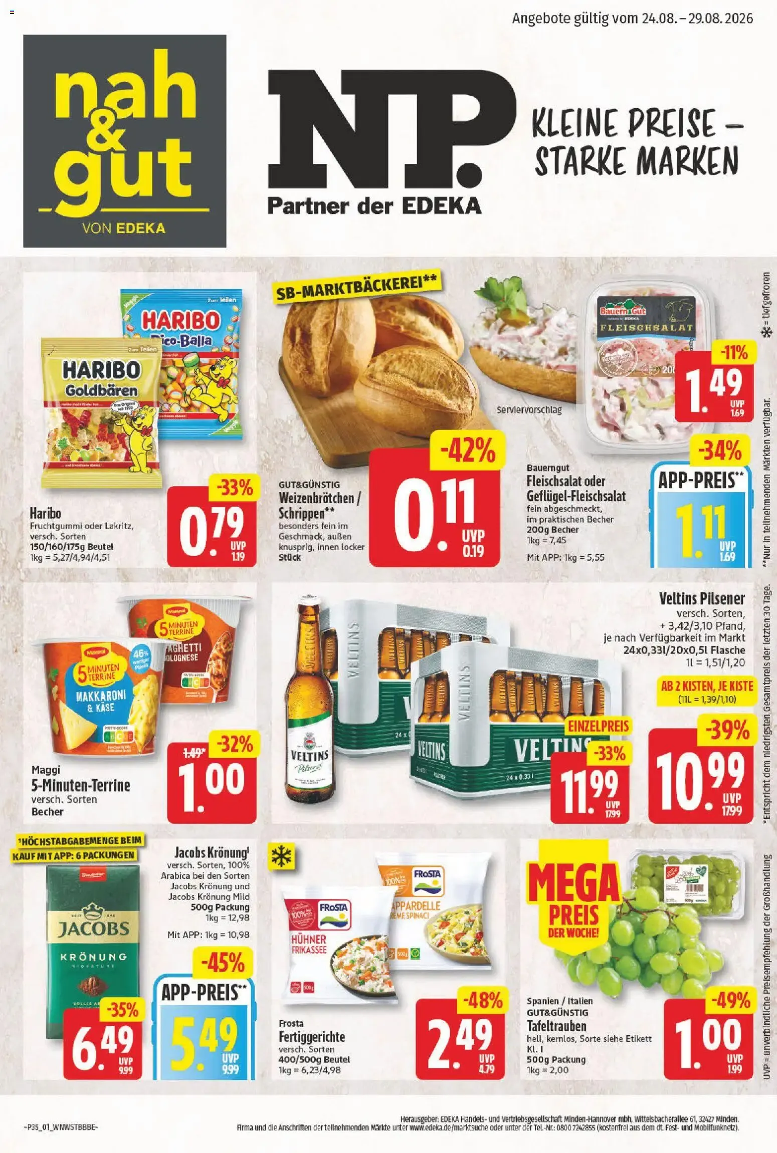 NP Discount Prospekt (ab 24.08.2026) zum Blättern