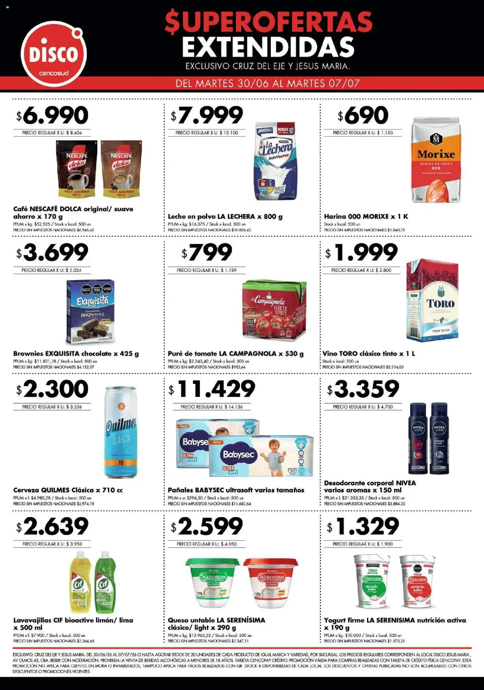 Ofertas de Disco Superofertas Extendidas 30 de junio al 7 de julio 2026 - Página 7 del catálogo