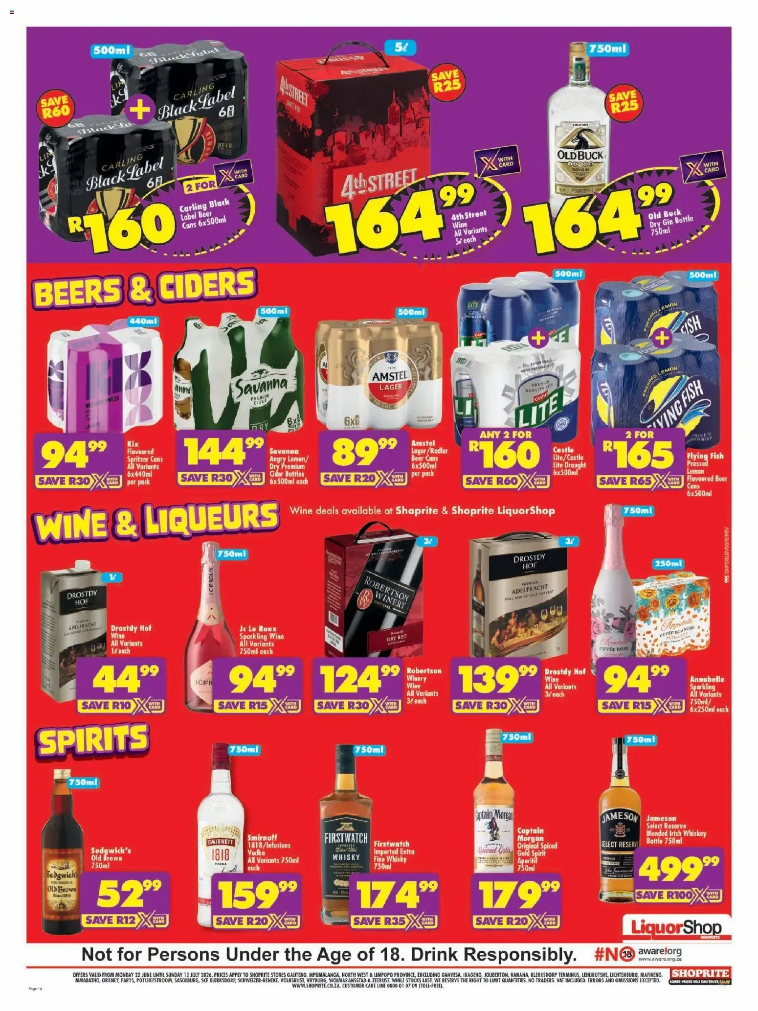 Shoprite - Gauteng - Low Price Lowduuuma (22/06/2026 - 12/07/2026) → Online Catalogue from 22 June to 12 July 2026 - Catalogue Page 14