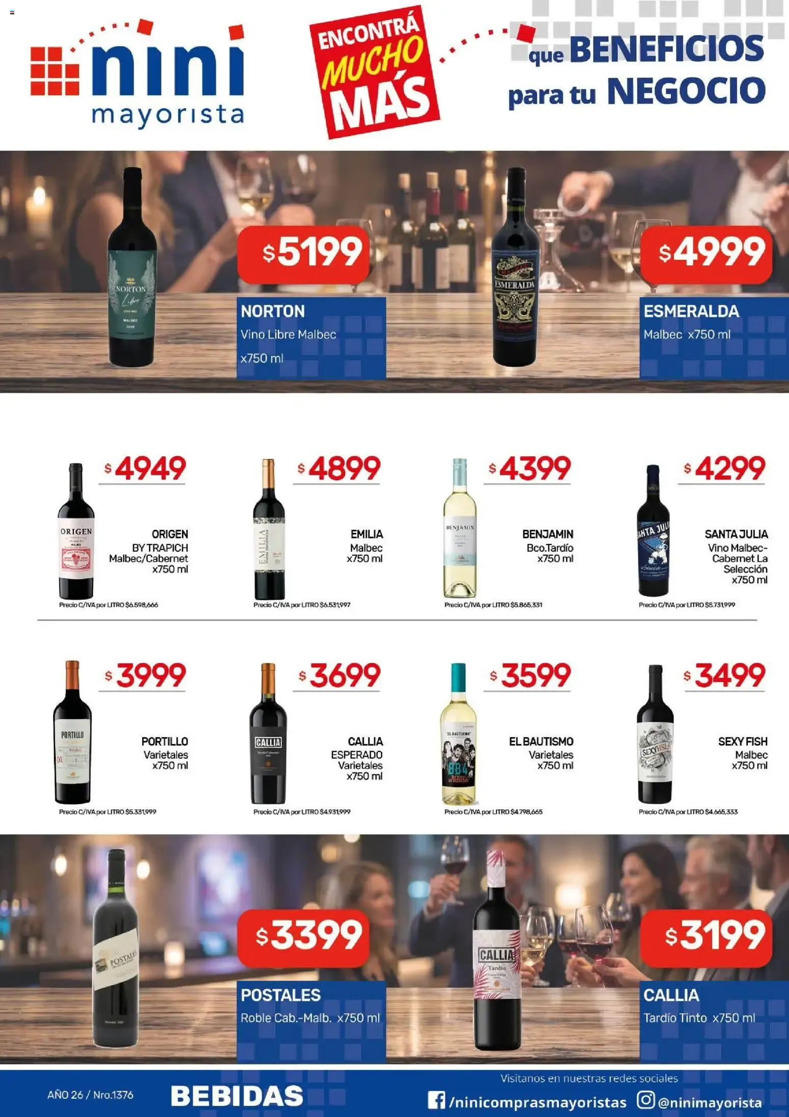 Ofertas de NINI Mayorista catálogo del 07/09/2026 - 13/09/2026 7 de septiembre al 13 de septiembre 2026 - Página 20 del catálogo