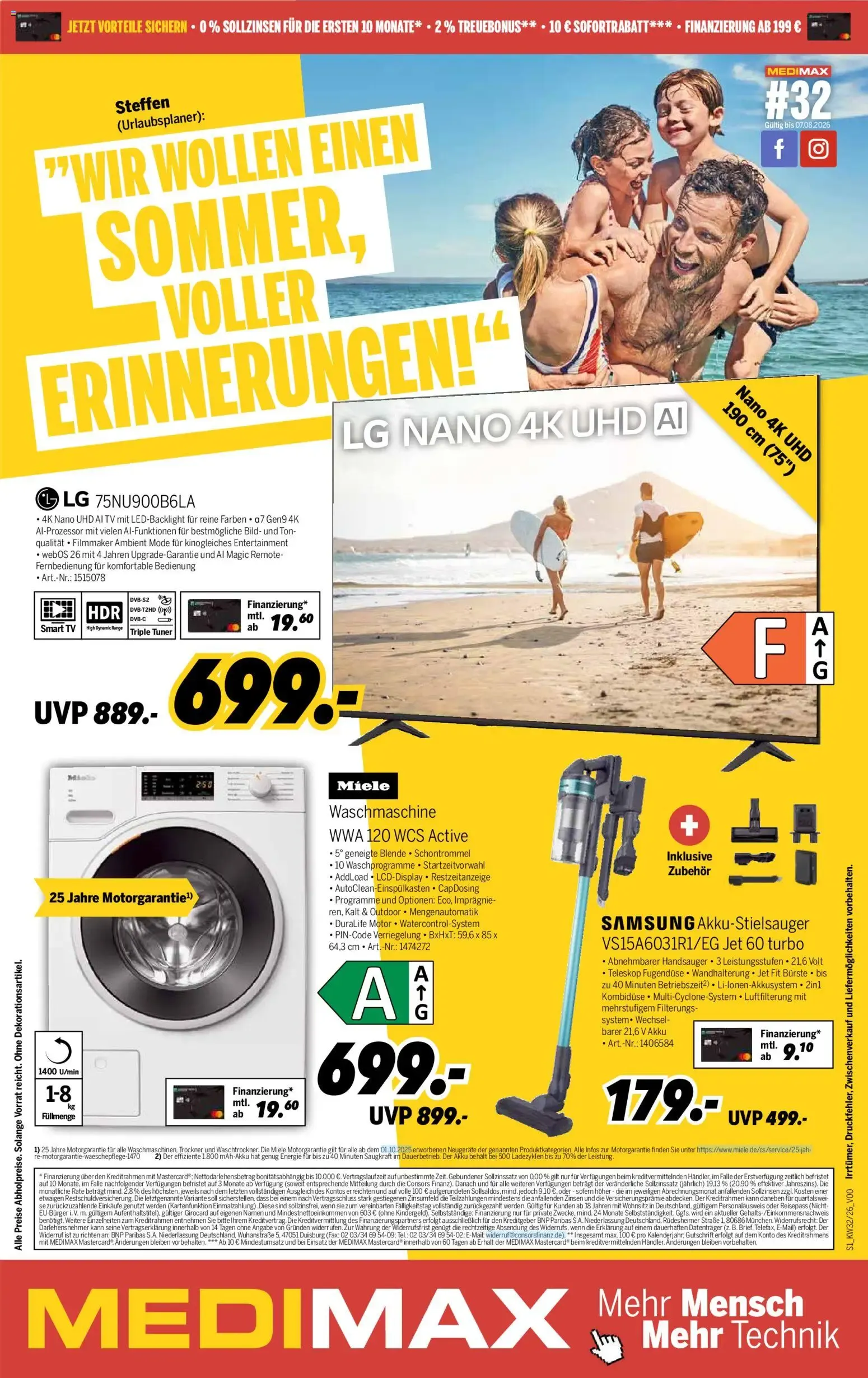 Medimax Prospekt (ab 01.08.2026) zum Blättern von 1. August bis 7. August 2026 - Prospekt seite 1