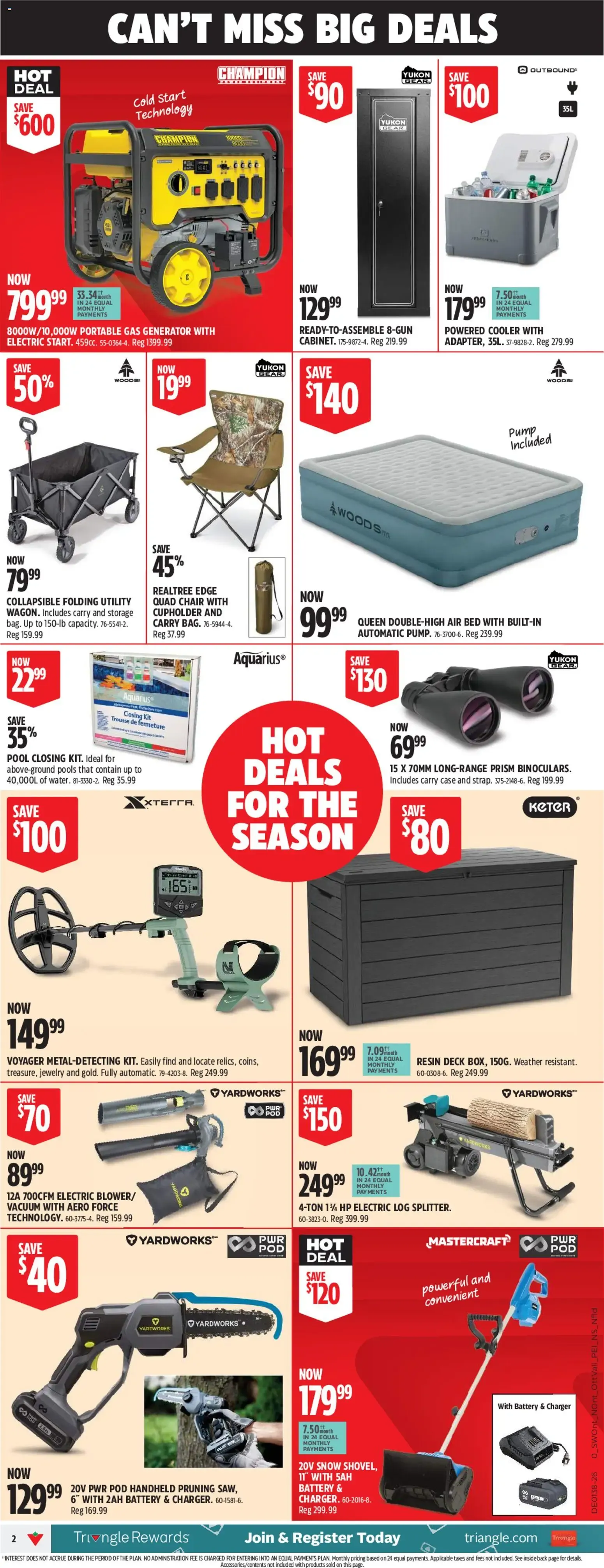 Canadian Tire flyer - Fall Big Red from Sep 17, 2026 > weekly specials & deals from September 17 to September 27 2026 - flyer page 4
