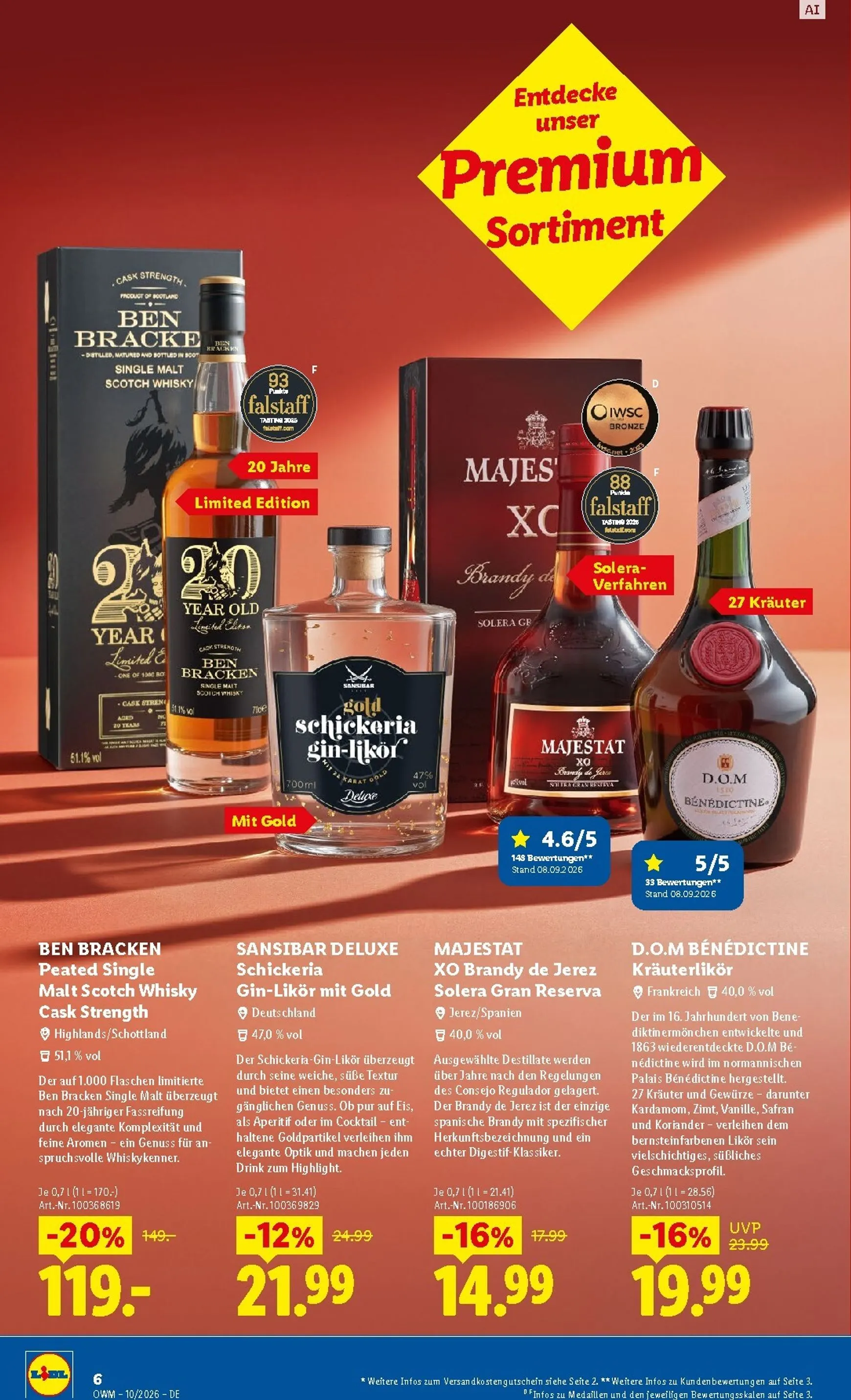 Lidl - Wein & Spirituosen Prospekt – von Donnerstag 01.10.2026 bis Samstag 31.10.2026 von 1. Oktober bis 31. Oktober 2026 - Prospekt seite 6