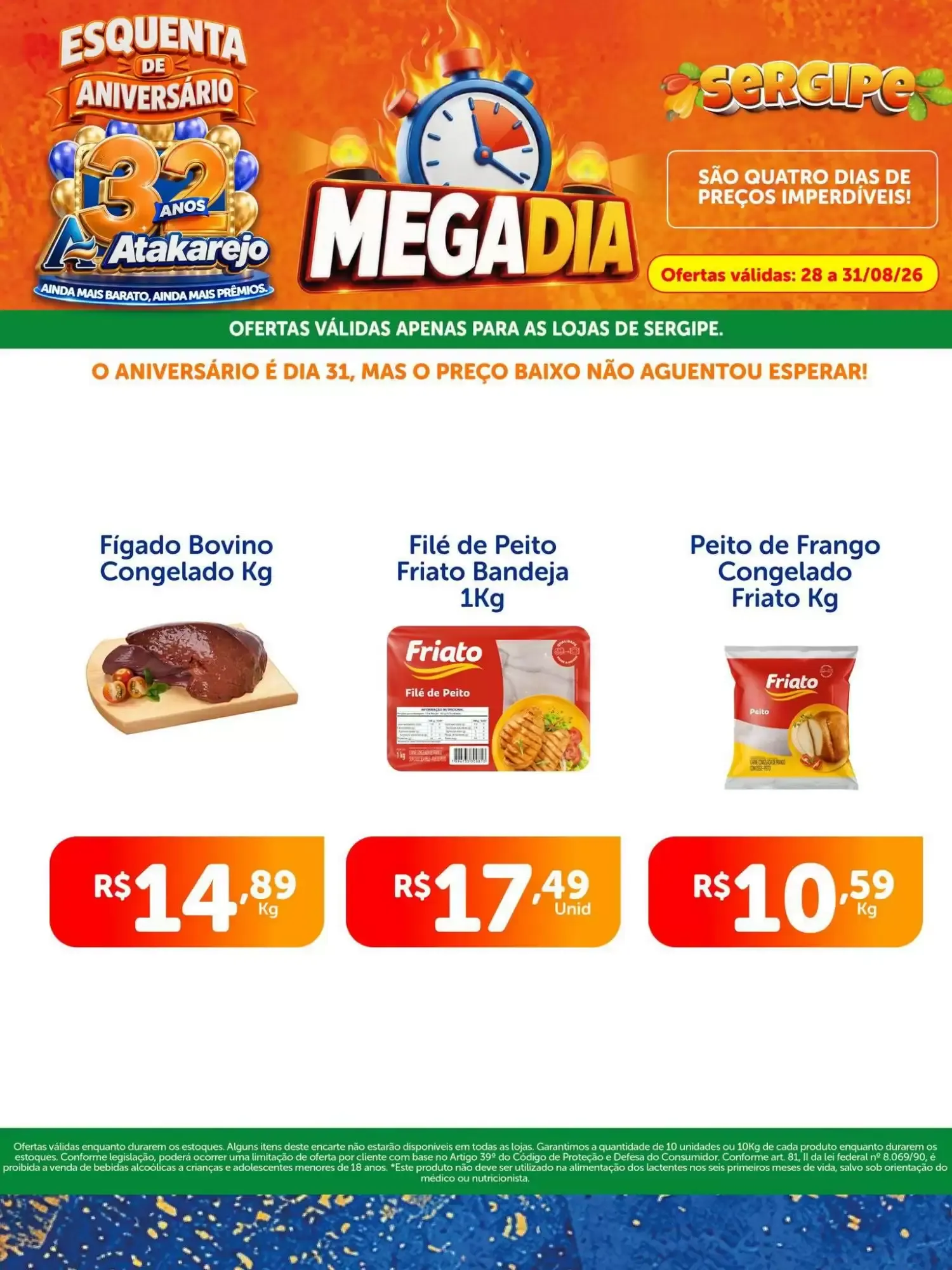 Encarte de MEGADIA Atakarejo Sergipe 28 de agosto até 31 de agosto 2026 - Pagina 8