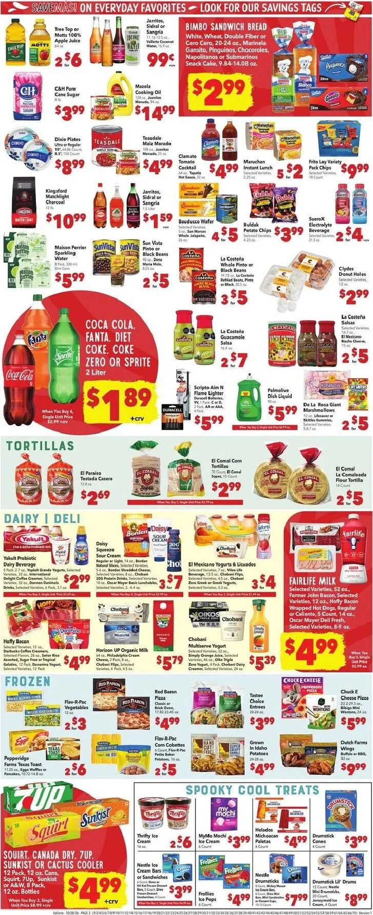 Weekly ad Current Vallarta leaflet valid from Wednesday 10/28/2026 to Tuesday 11/03/2026 from October 28 to November 3 2026 - Page 3