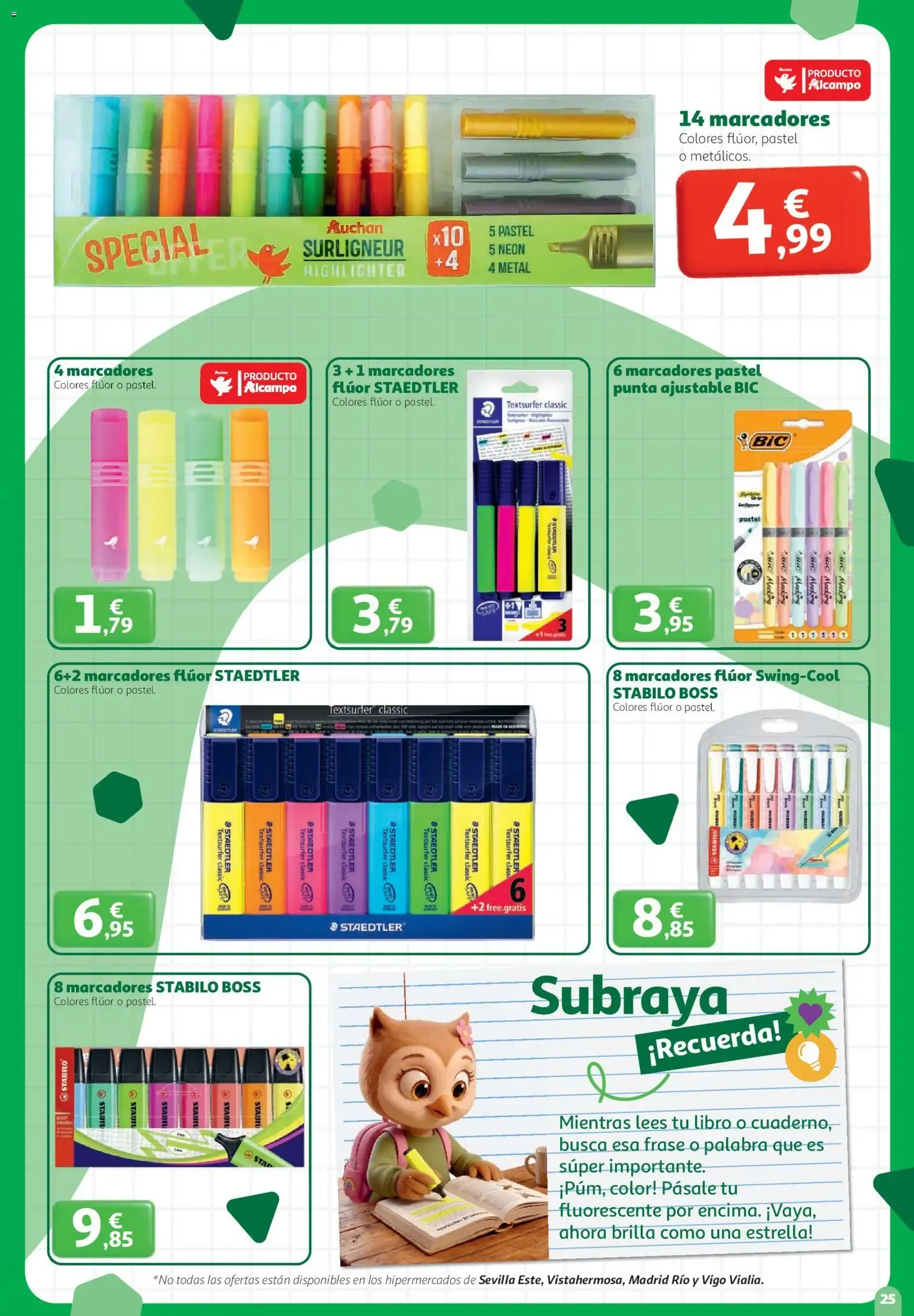 Catálogo de Alcampo - Vuelta al Cole 27 de agosto al 14 de septiembre 2026 - Página 25