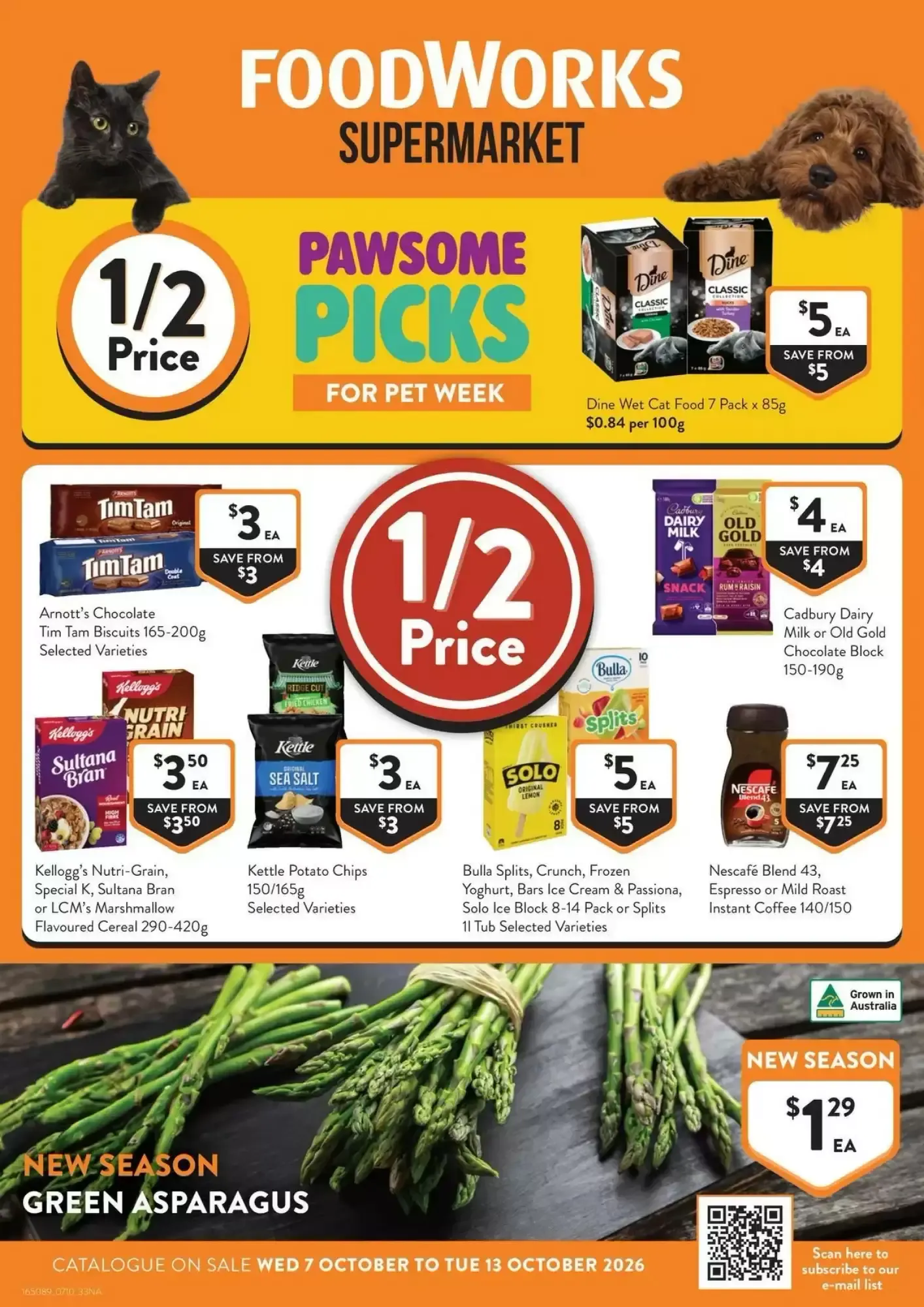 Foodworks Supermarket - Catalogue valid from 7 October to 13 October 2026 - page 1