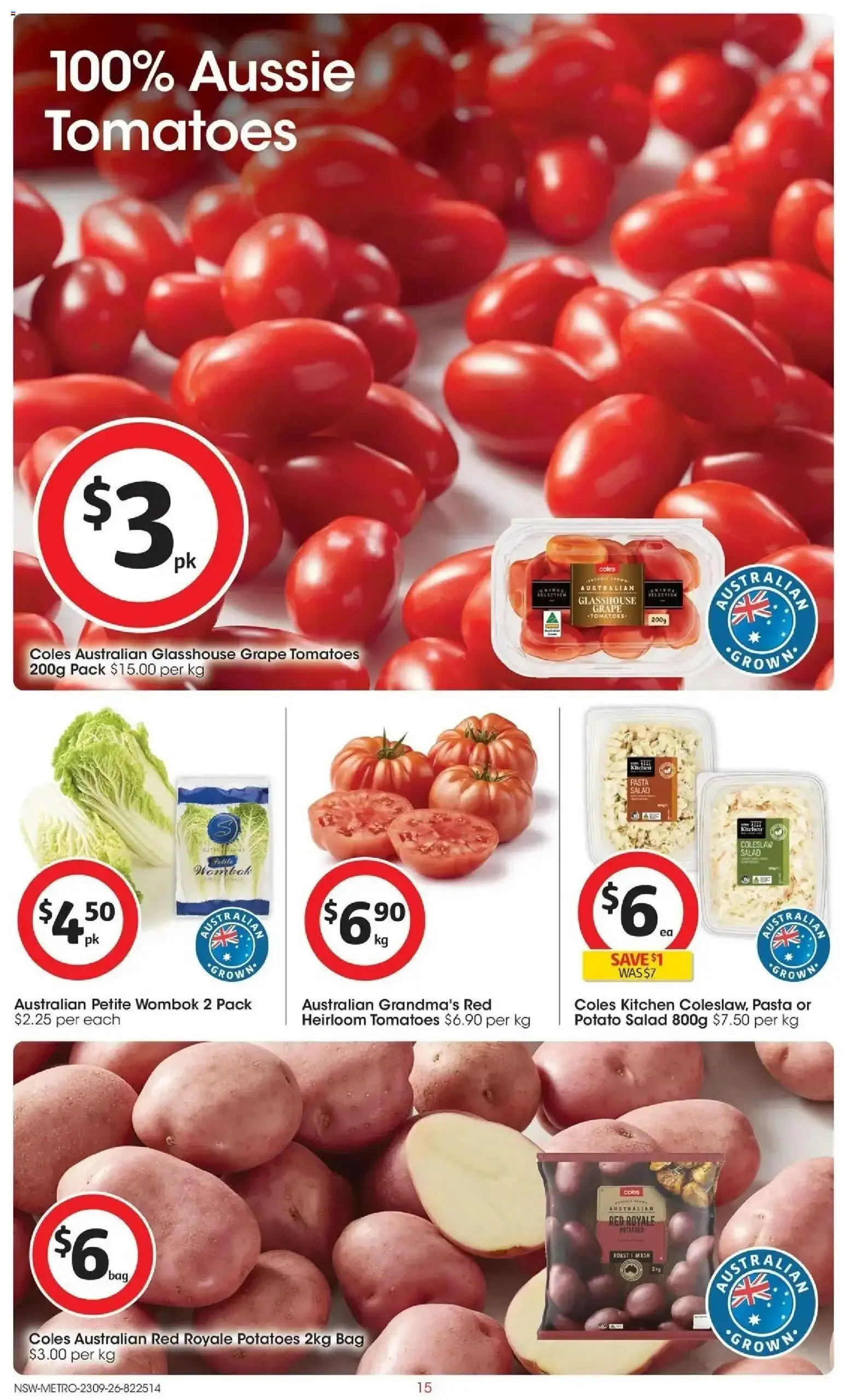 Coles catalogue valid from 23/09/2026 > Online Australia - Catalogue valid from 23 September to 29 September 2026 - page 15