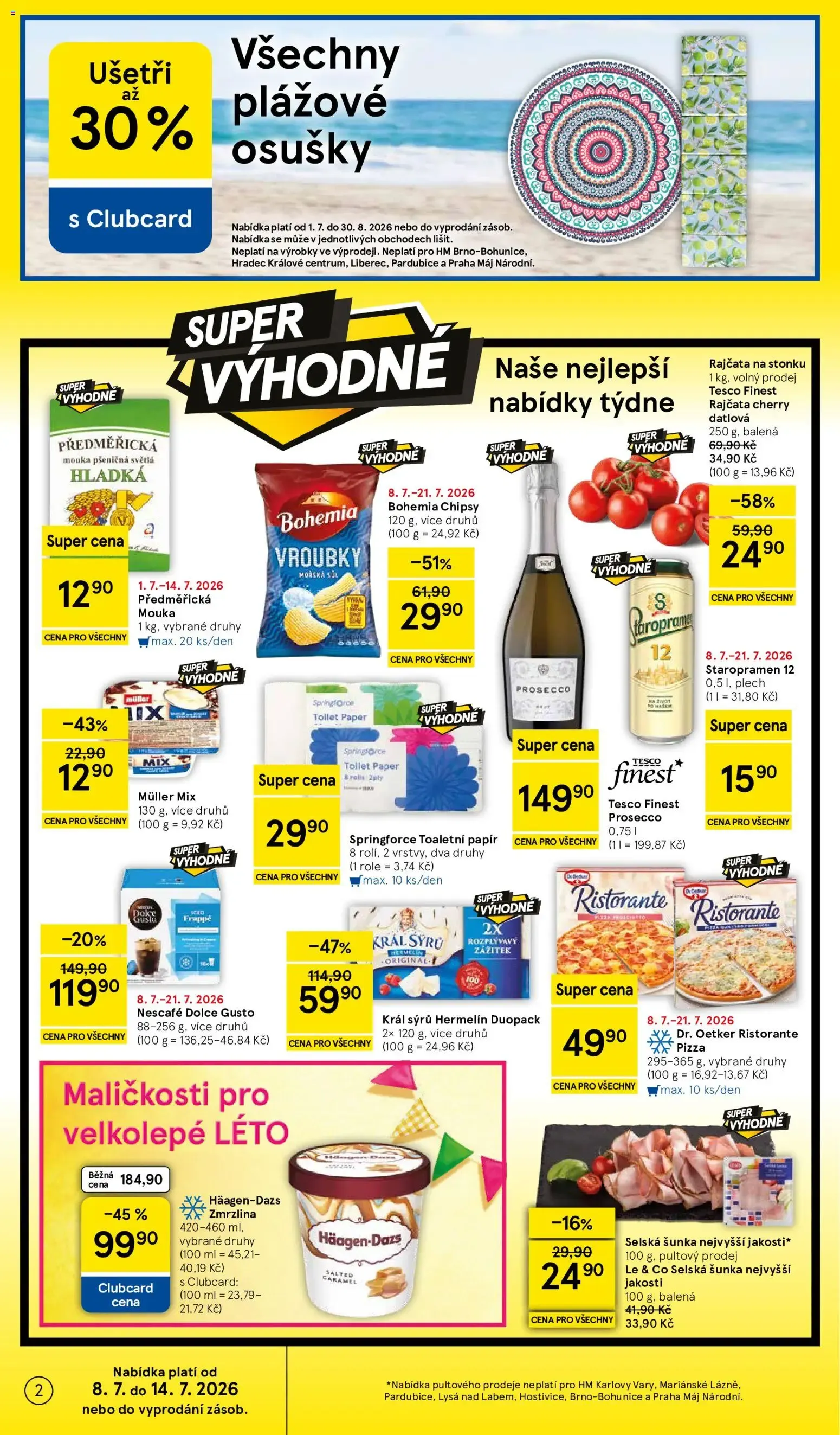 Tesco leták na tento + příští týden 08.07.2026 - 8. července 14. července 2026 - Page 2