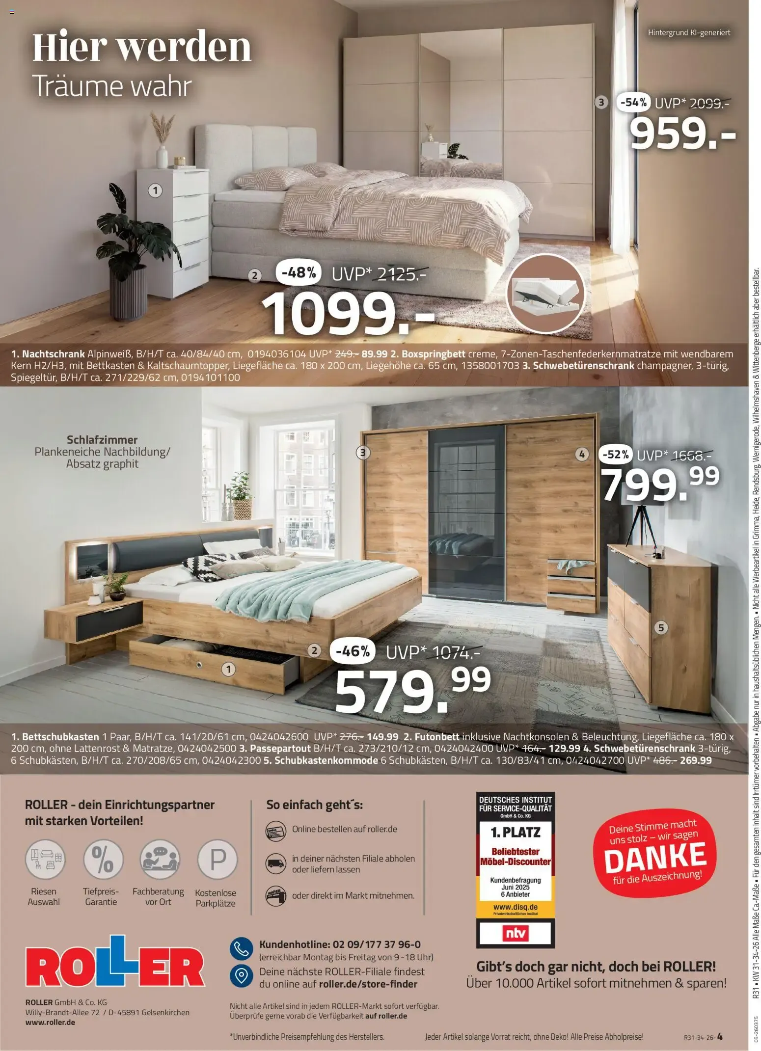 Roller Schlafen in zeitloser Eleganz (ab 26.07.2026) zum Blättern von 26. Juli bis 22. August 2026 - Prospekt seite 4