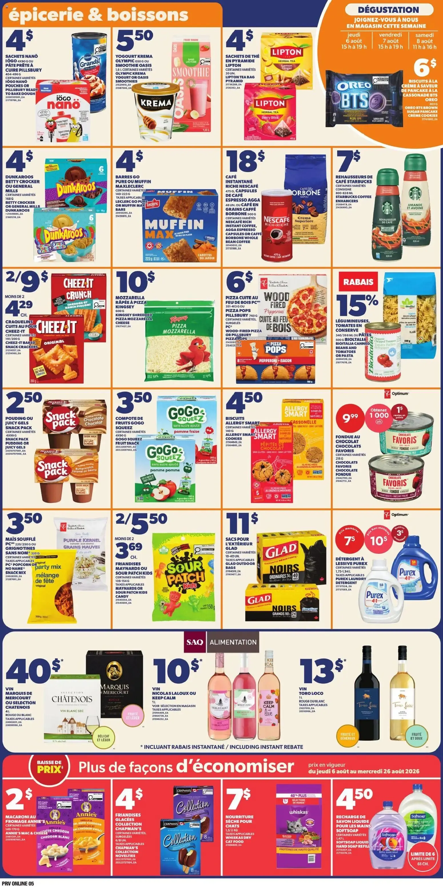 Provigo weekly flyer / circulaire from August 6 to August 12 2026 - flyer page 7