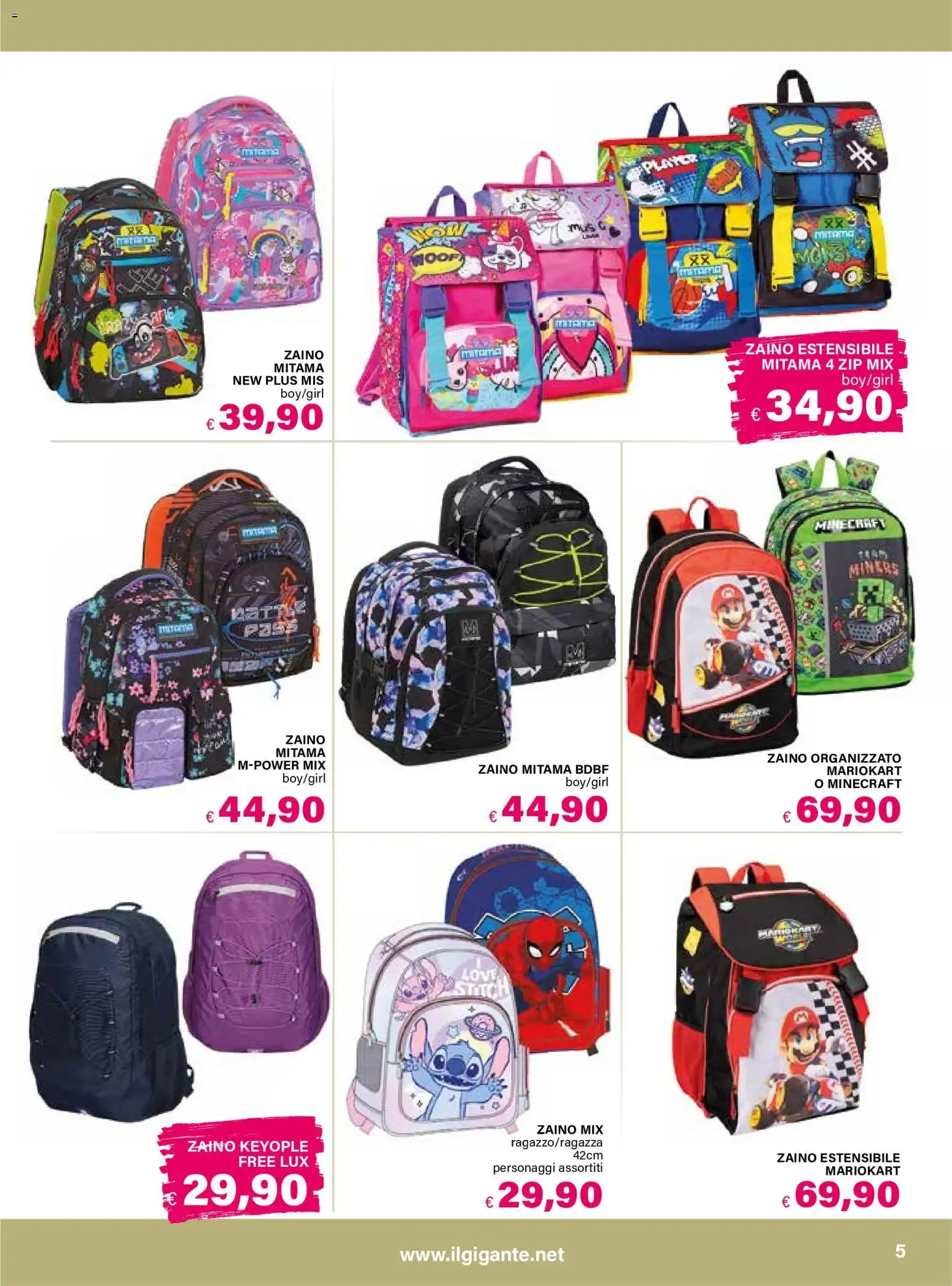 Il Gigante Ipermercati - Catalogo Scuola: Maestreee... Stiamo Tornando! da 6 agosto a 30 settembre di 2026 - Pagina del volantino 5