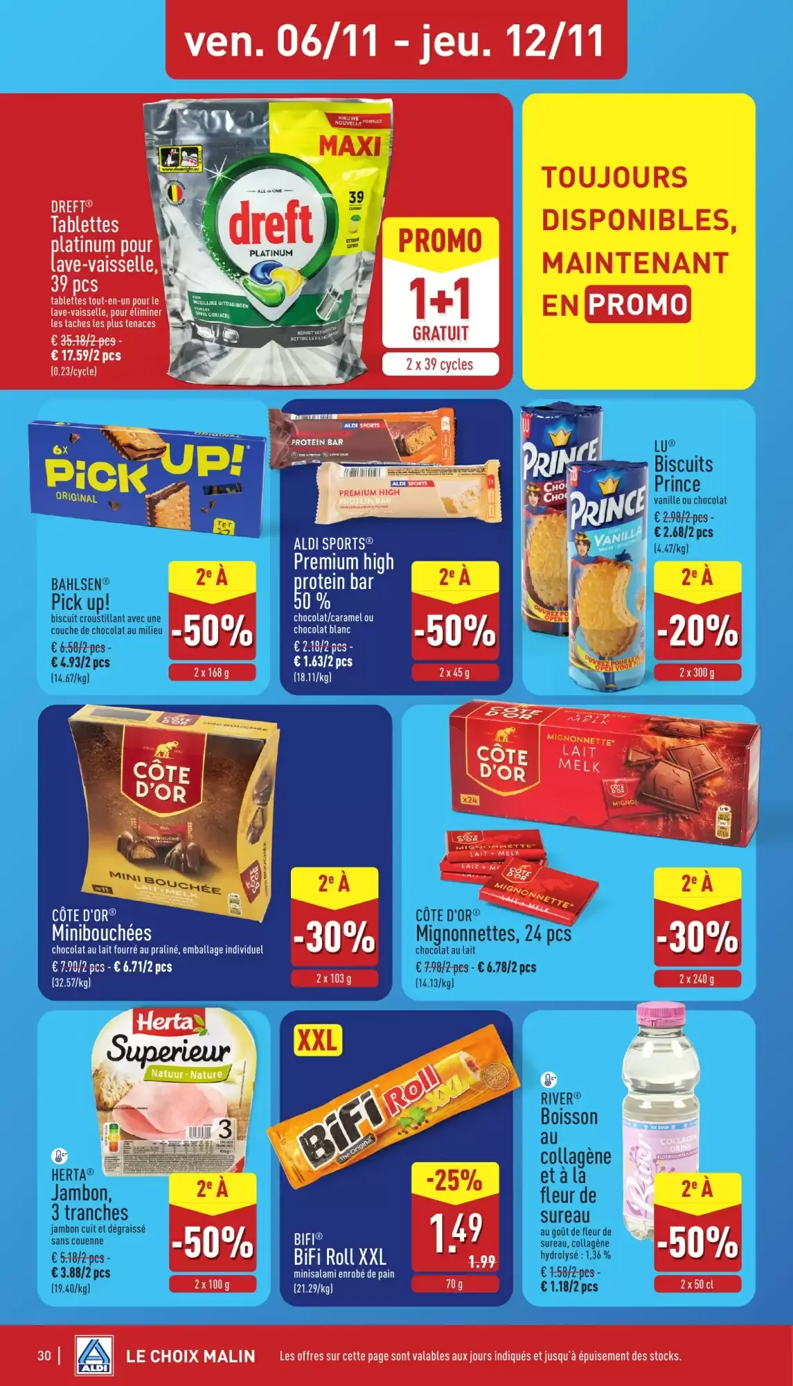 ALDI Dépliant du lun. 02/11 au sam. 07/11 inclus van 2 november tot 7 november 2026 - folder pagina 30