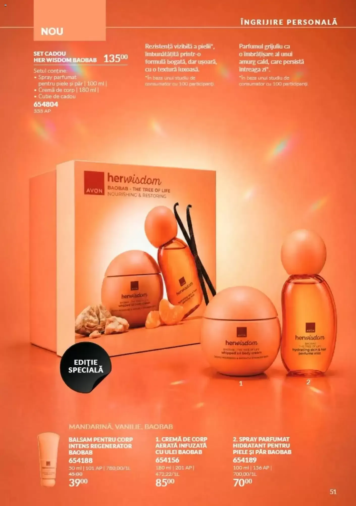 Catalog Catalog Avon de la 1 noiembrie până la 30 noiembrie 2026 - Revista Pagina 51