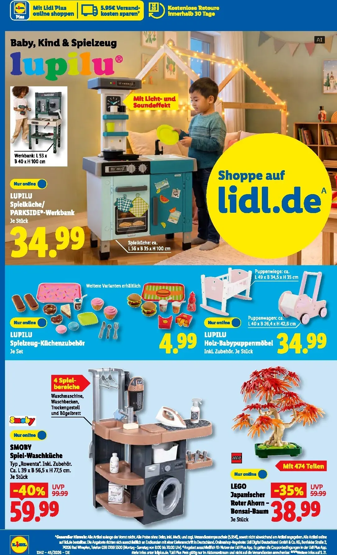 Lidl Sparen beim Preisführer von 2. November bis 7. November 2026 - Prospekt seite 59