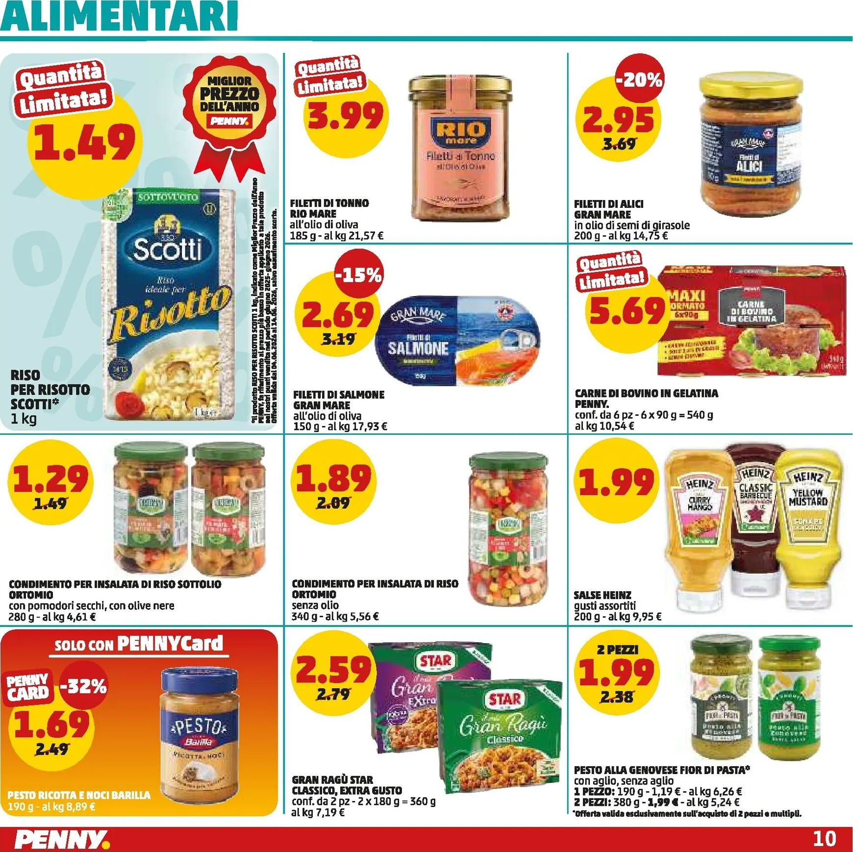 Volantino attuale di PENNY valido dal giovedì 04/06/2026 al domenica 14/06/2026 da 4 giugno a 14 giugno di 2026 - Pagina del volantino 10