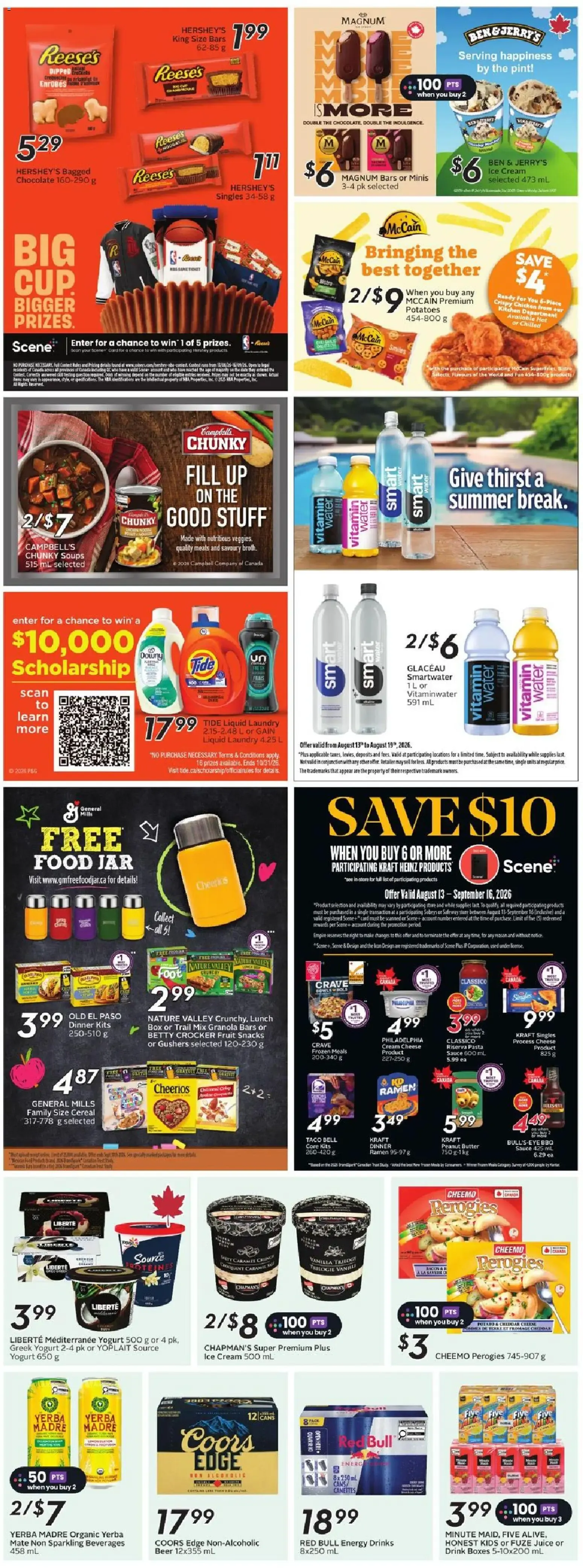Sobeys weekly flyer / circulaire from Aug 13, 2026 > weekly specials & deals from August 13 to August 19 2026 - flyer page 19