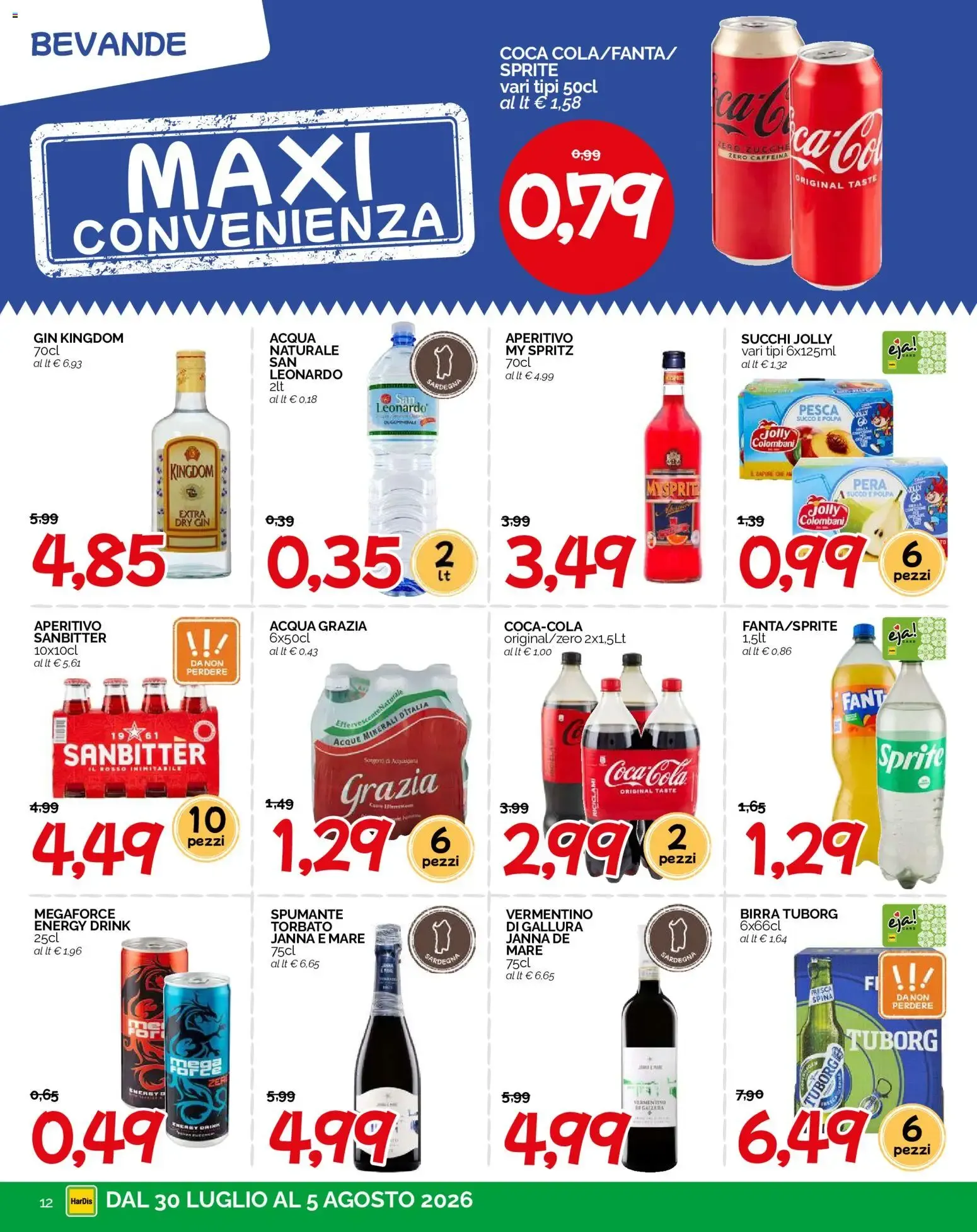 HarDis volantino dal 30/07/2026 - online Offerte da 30 luglio a 5 agosto di 2026 - Pagina del volantino 12