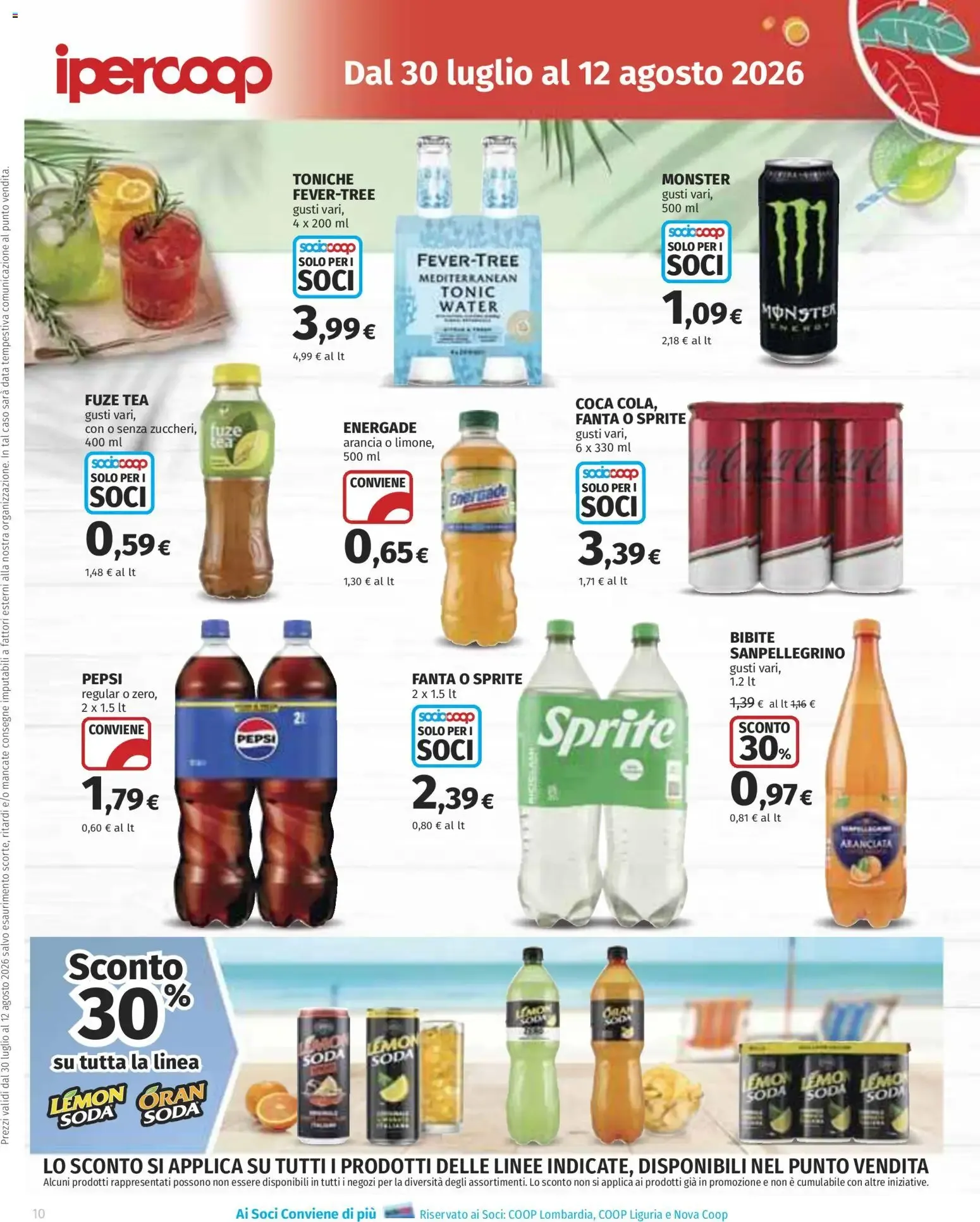 Anteprima volantino Ipercoop dal 30/07/2026 - nuovo offerte da 30 luglio a 12 agosto di 2026 - Pagina del volantino 10