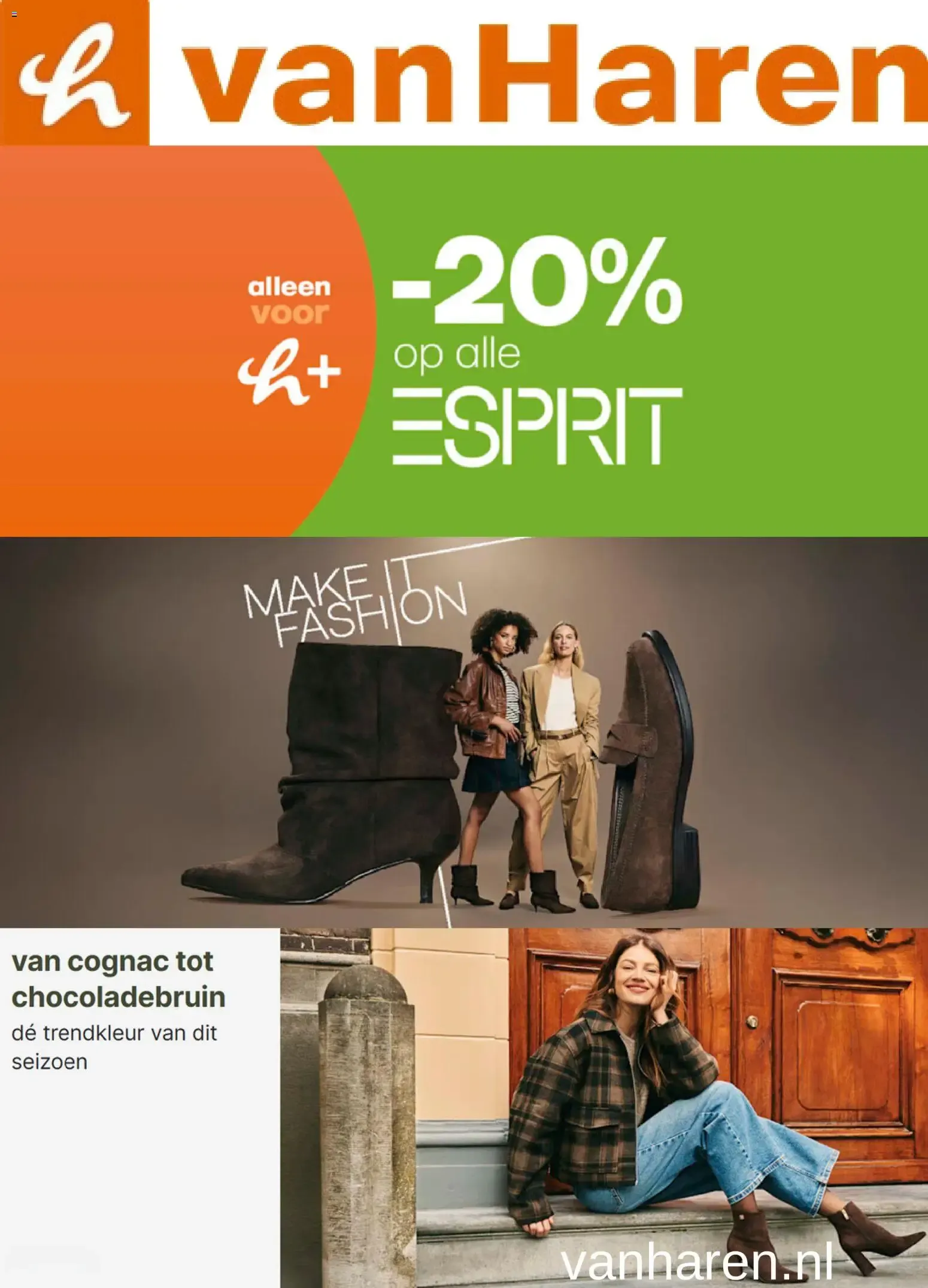 van Haren: 20% de descuento en Esprit y nuevas tendencias de moda