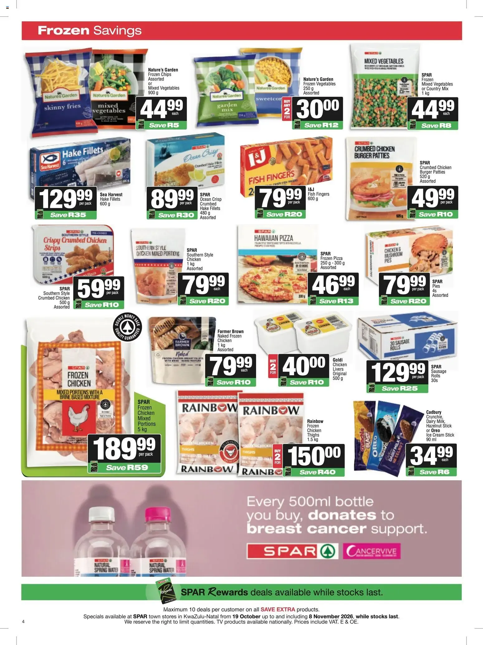 Spar Specials (19/10/2026 - 08/11/2026) Online from 19 October to 8 November 2026 - Catalogue Page 4