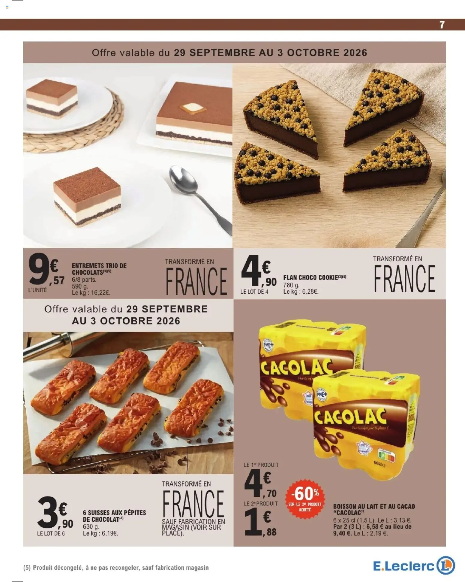 Catalogue E.Leclerc du 29/09/2026 | Nouveau promo prospectus du 29 septembre au 10 octobre 2026 - Catalogue page 7