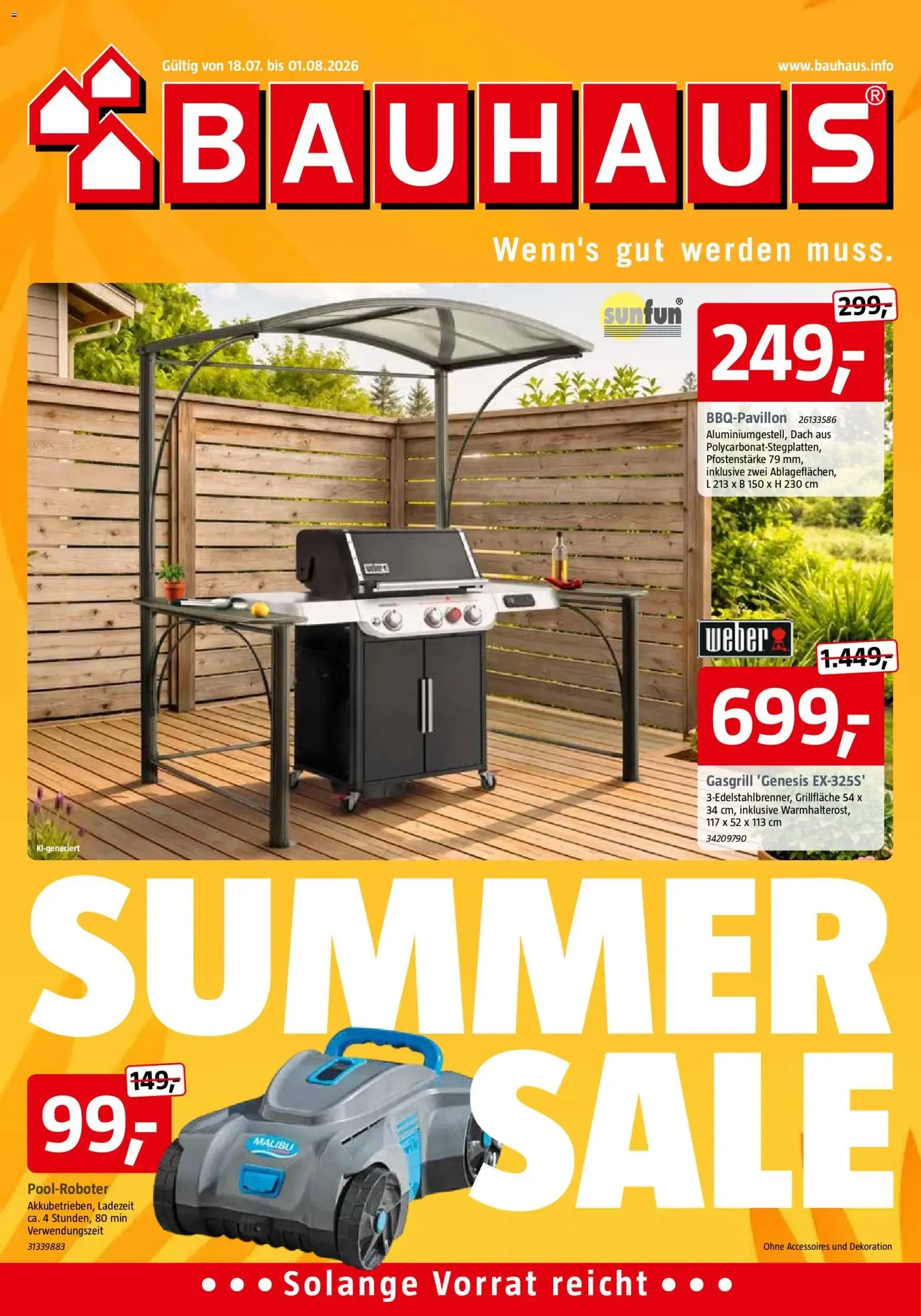 Bauhaus Summer Sale