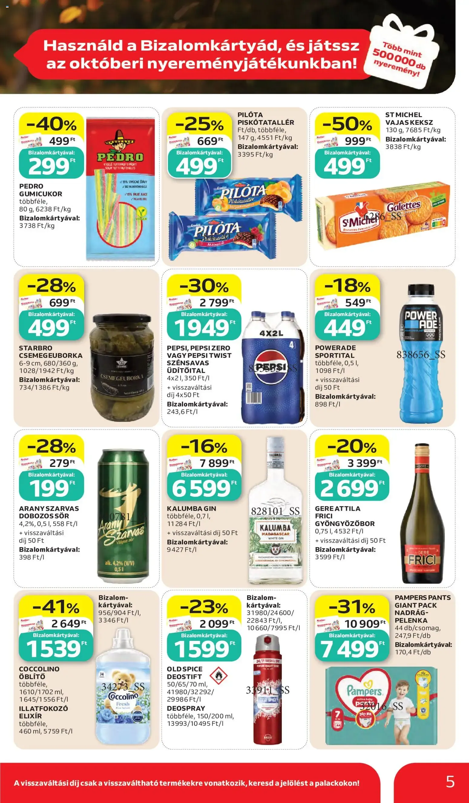 Katalógus Auchan Hipermarket Akciós Újság október 15.-tól október 21.-ig 2026. - Oldal 5