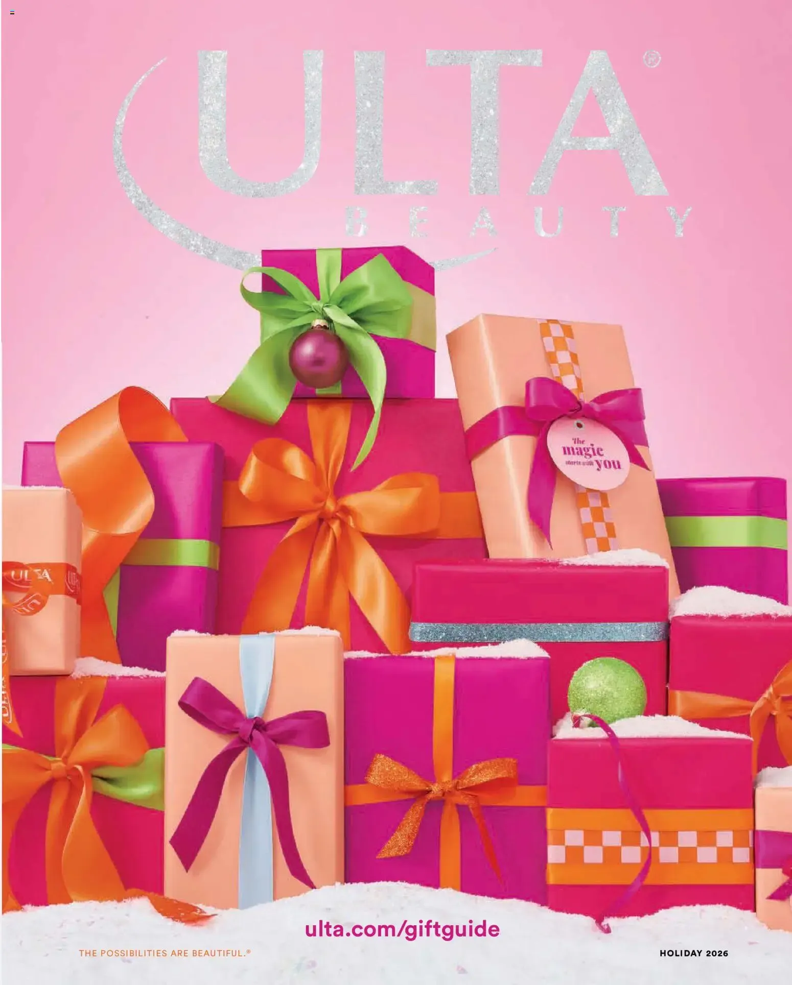 Weekly ad Ulta Beauty Holiday 2026 Gift Guide from October 11 to November 21 2026 - Page 1