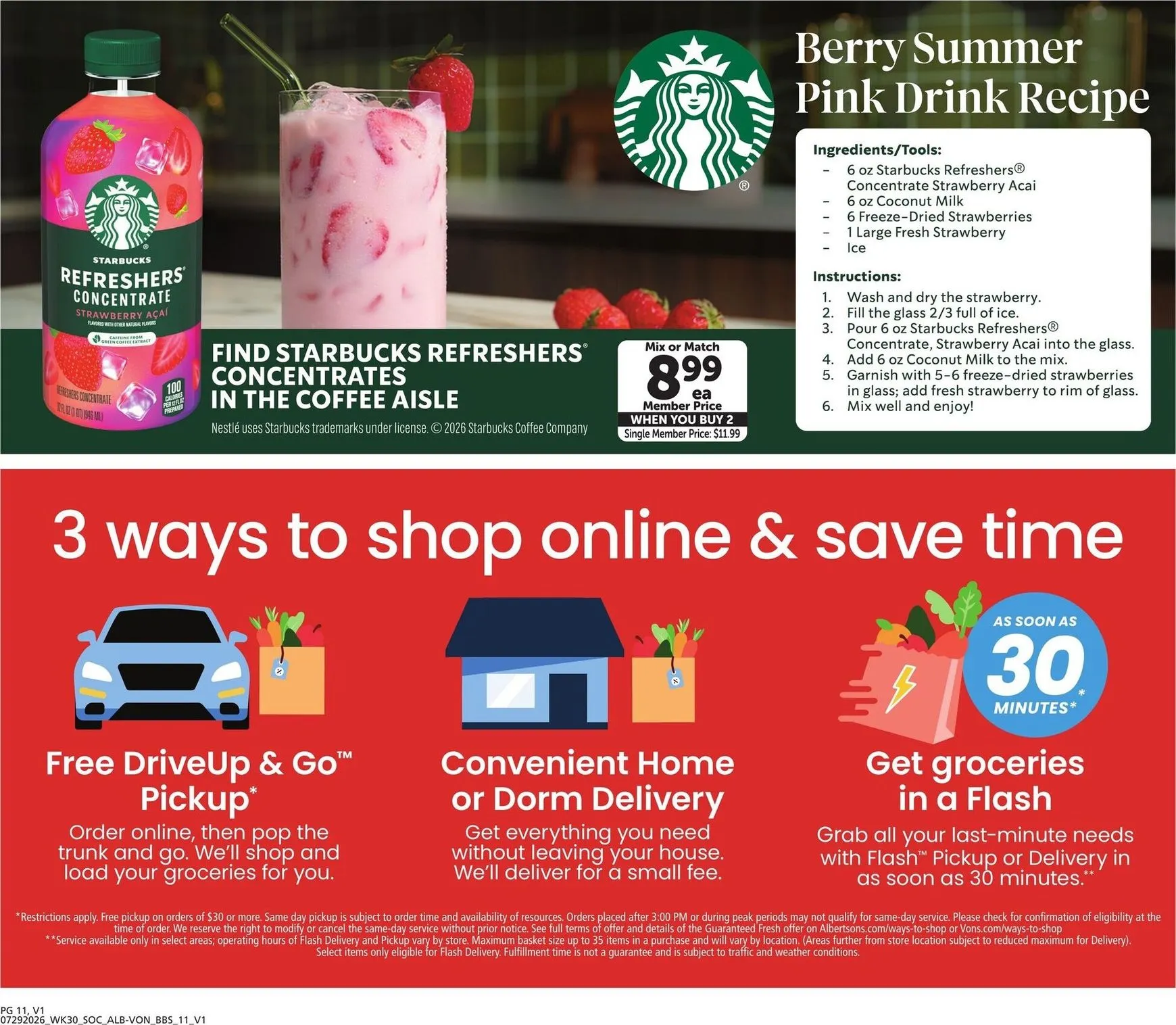 Weekly ad Current Vons - Big Book of Savings leaflet valid from Wednesday 07/29/2026 to Tuesday 08/25/2026 from July 29 to August 25 2026 - Page 11