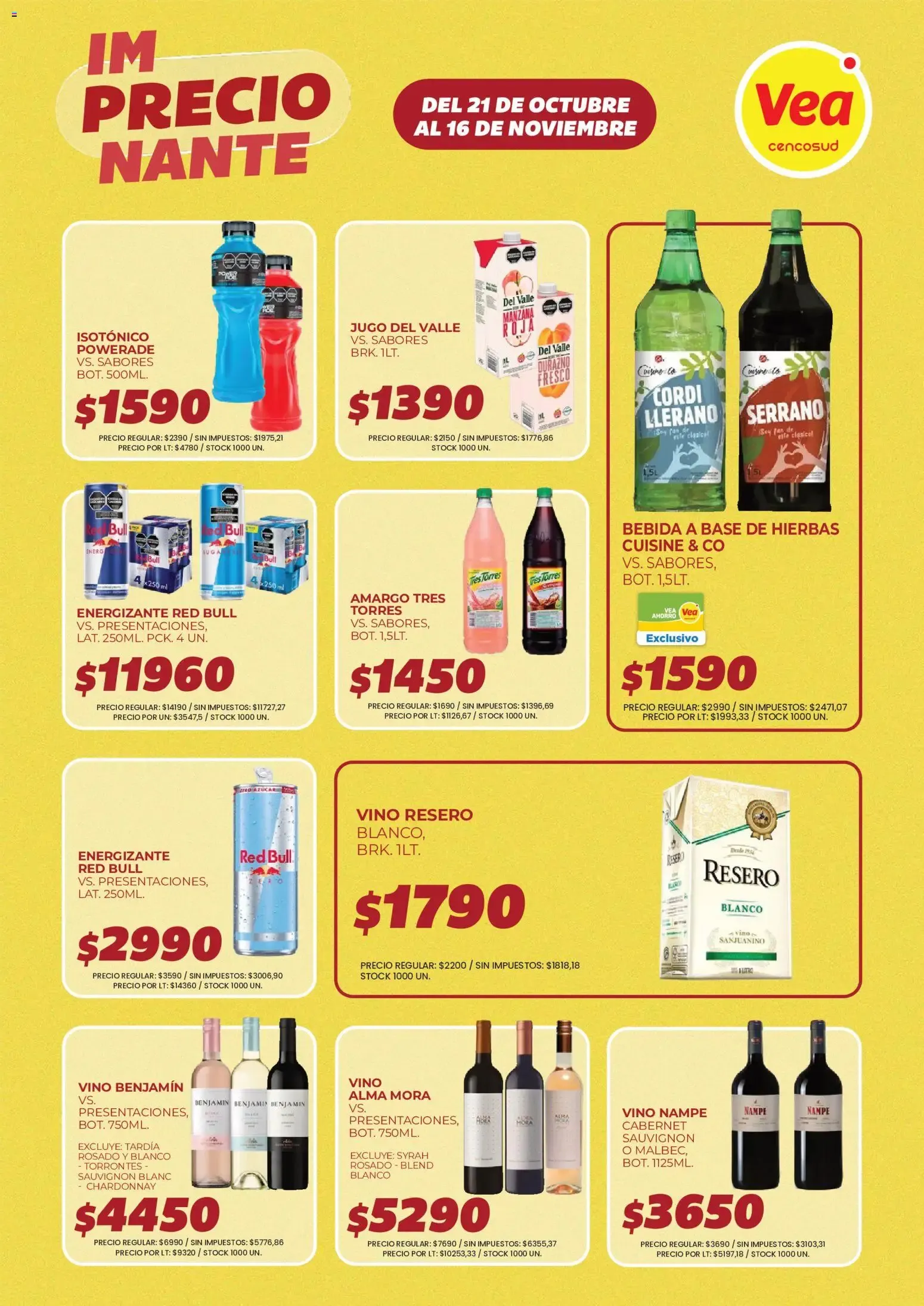 Ofertas de Vea - ImPRECIOnante | BsAs, NEA y Chubut del 21/10/2026 - 16/11/2026 21 de octubre al 16 de noviembre 2026 - Página 8 del catálogo