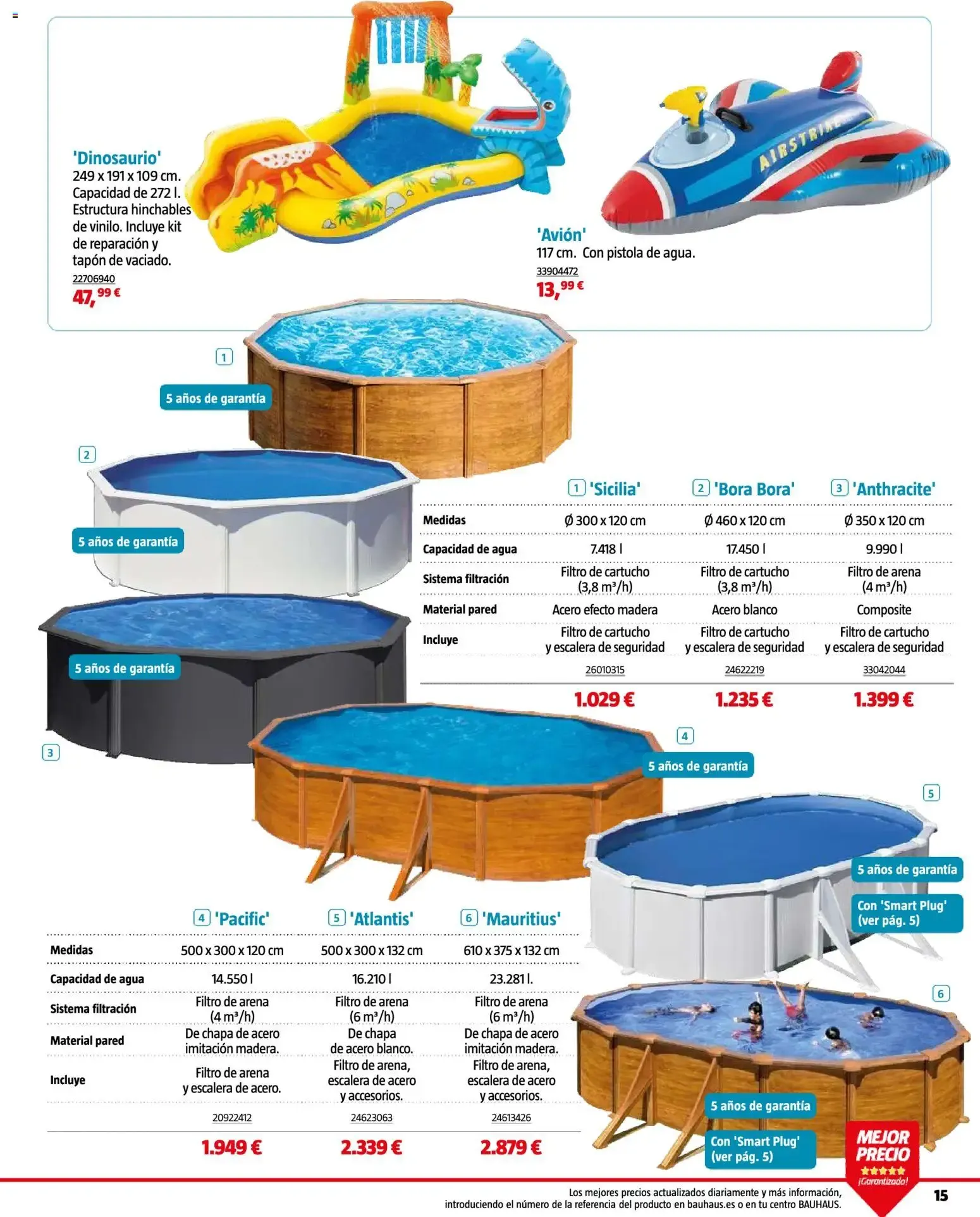 Catálogo de Bauhaus Piscinas, Spas, Limpieza y Mantenimiento 1 de junio al 5 de julio 2026 - Página 15