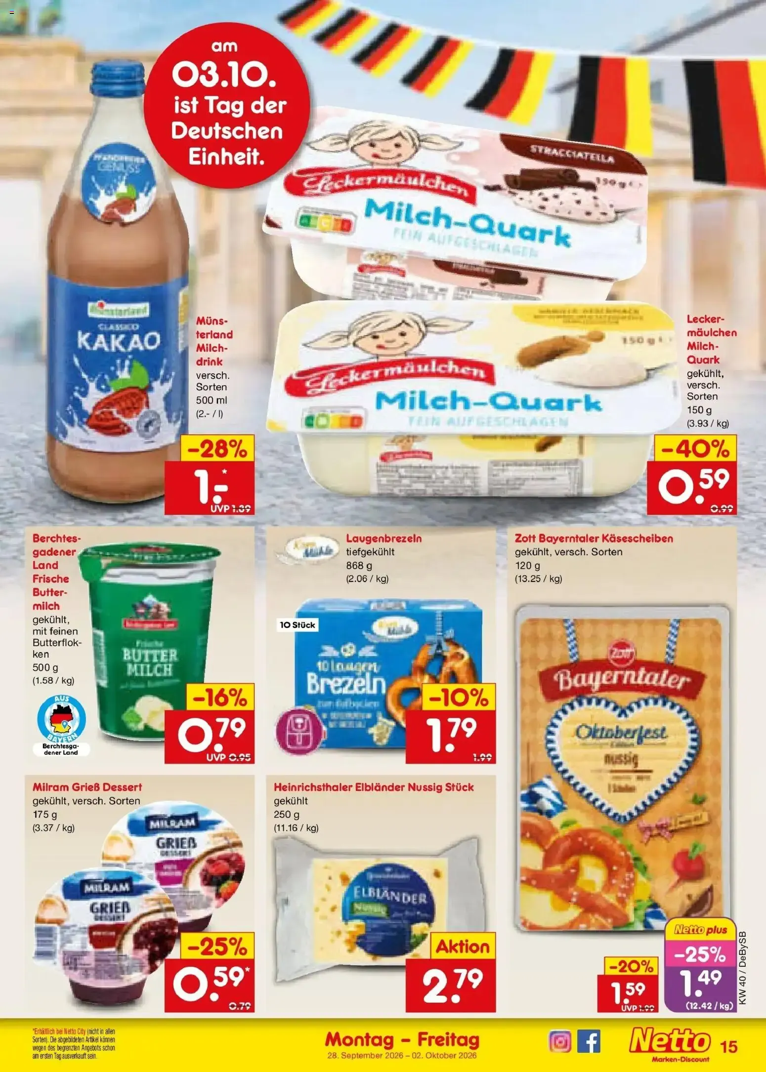 Netto Marken-Discount Prospekt (ab 28.09.2026) » Angebote von 28. September bis 2. Oktober 2026 - Prospekt seite 20