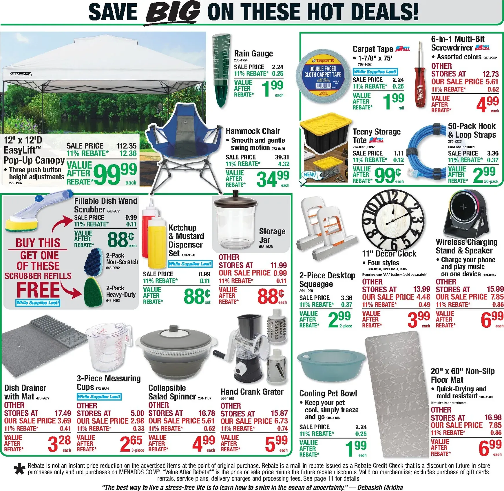 Weekly ad Menards - 11% Rebate on Everything from July 9 to July 19 2026 - Page 2