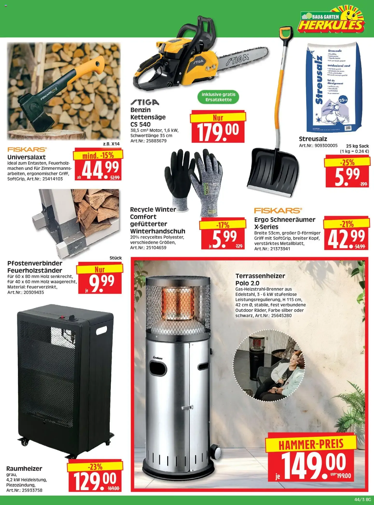 HERKULES Bau & Garten (ab 26.10.2026) zum Blättern von 26. Oktober bis 31. Oktober 2026 - Prospekt seite 3