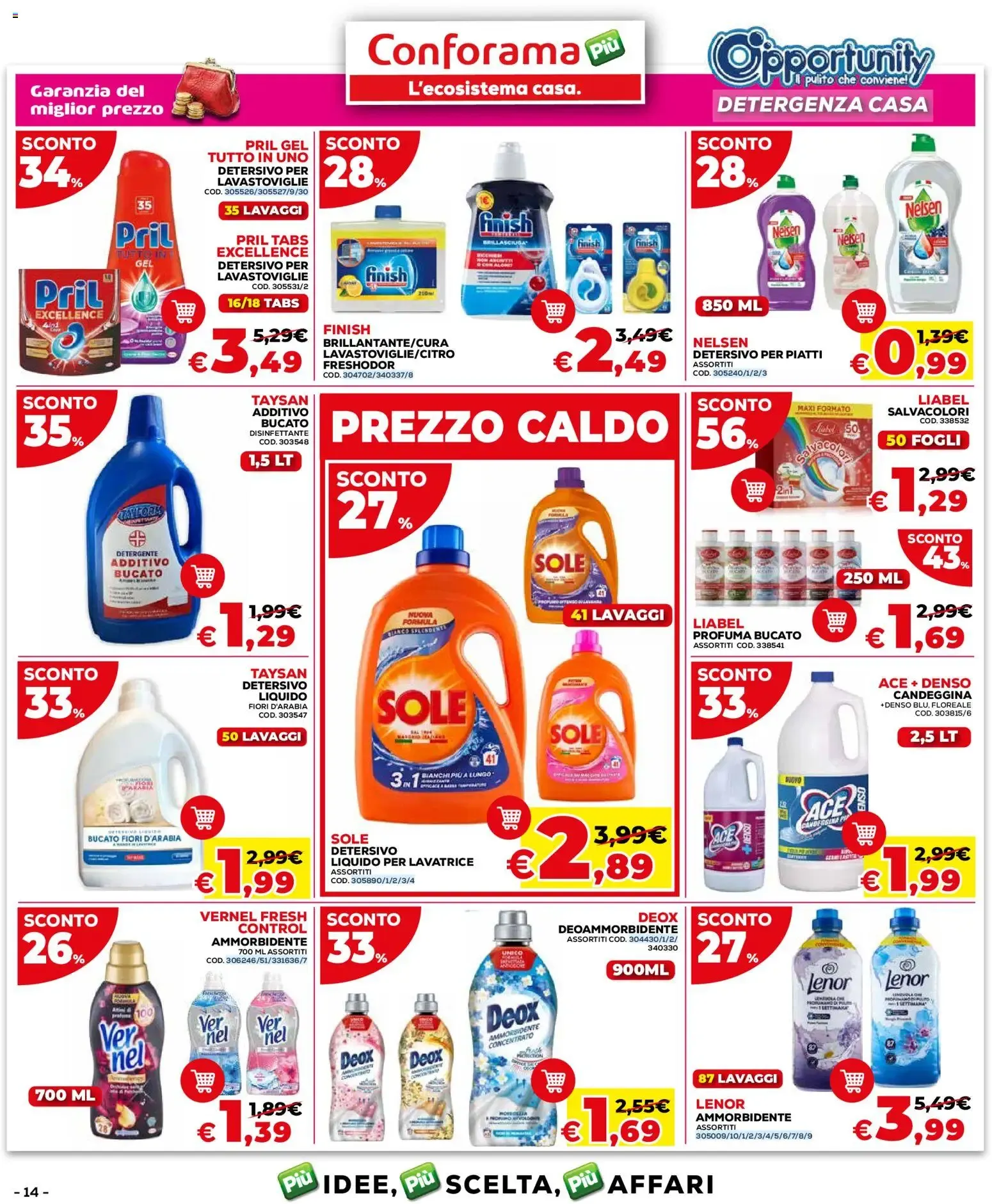 Conforama: Sconti Caldi Estate & Speciale Garden da 2 luglio a 10 agosto di 2026 - Pagina del volantino 14