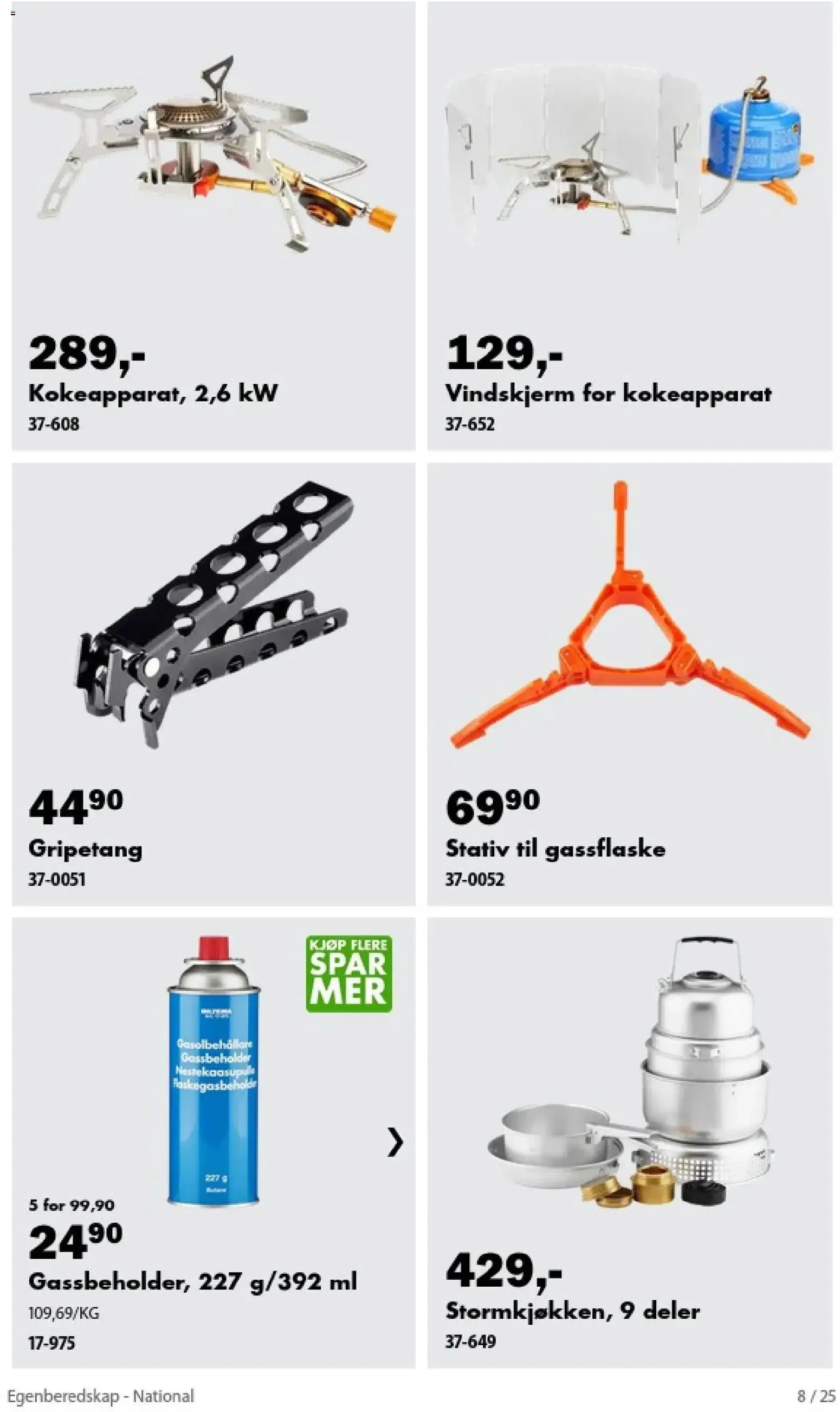 Biltema Egenberedskap fra 21. september til 31. desember 2026 - kundeavisside 8