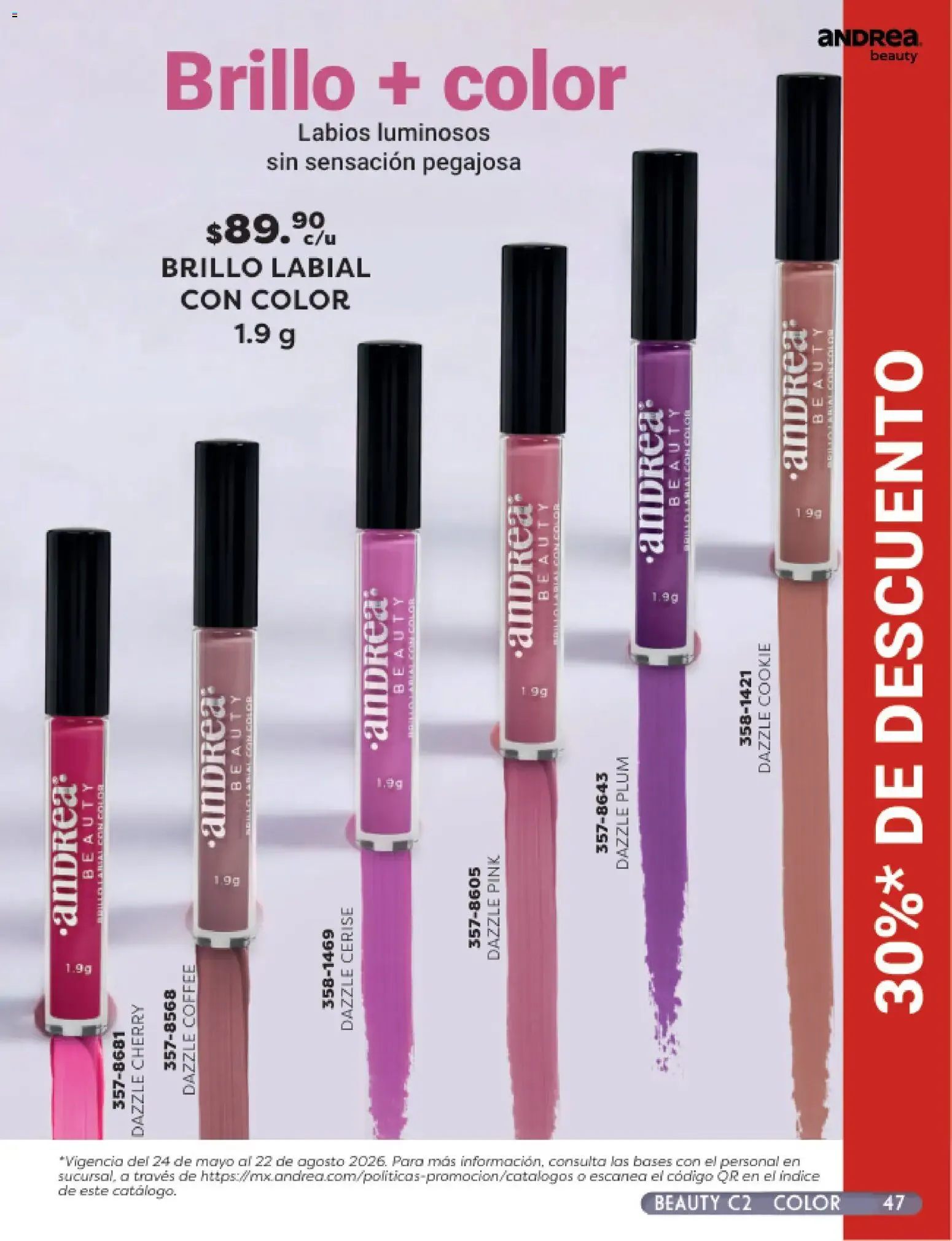 Catálogo de Andrea catálogo Beauty 2026 - Catálogos en línea de 24/05 - 22/08 24 de mayo al 22 de agosto 2026 - Pagina 47