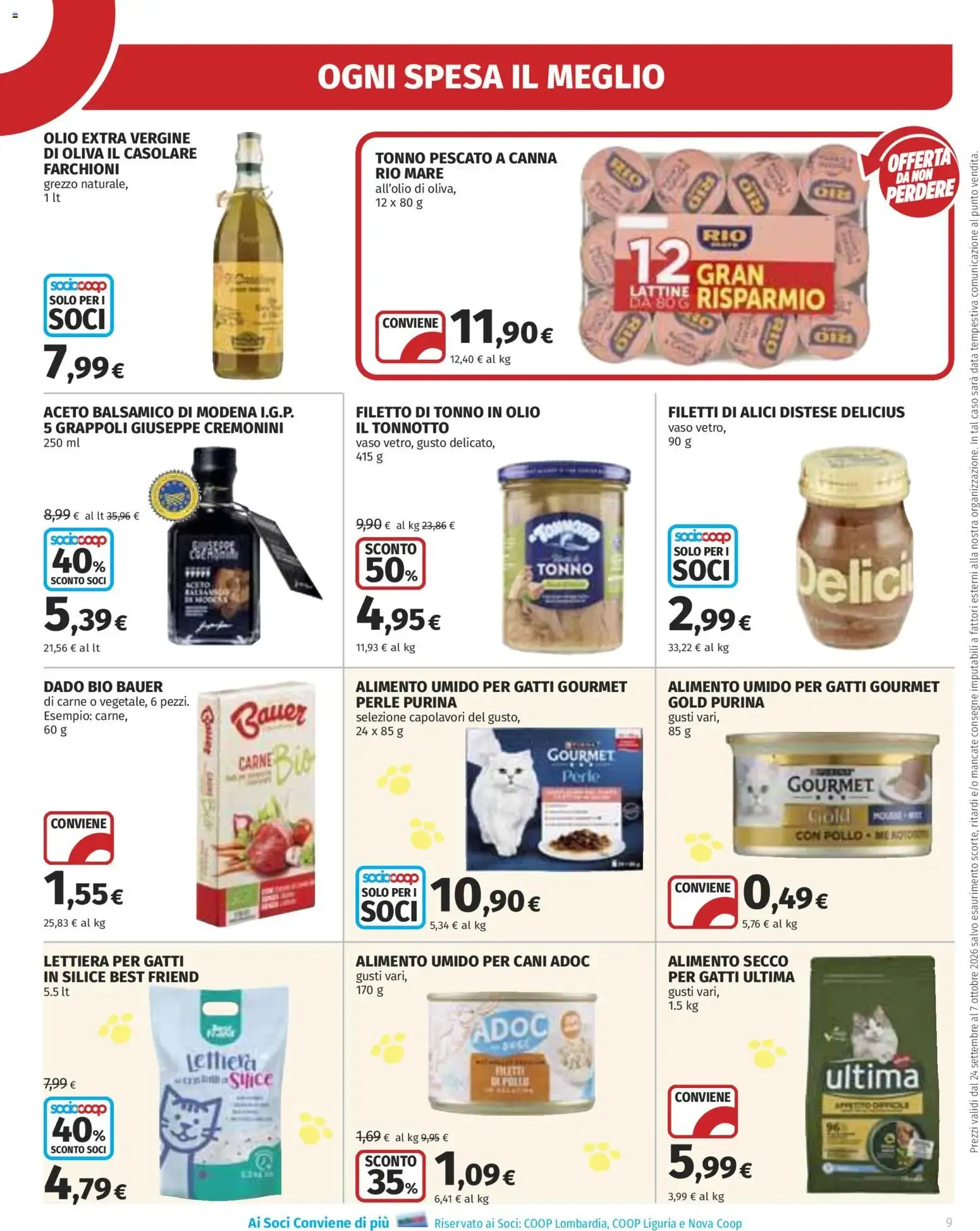 Anteprima volantino Ipercoop dal 24/09/2026 - nuovo offerte da 24 settembre a 7 ottobre di 2026 - Pagina del volantino 9
