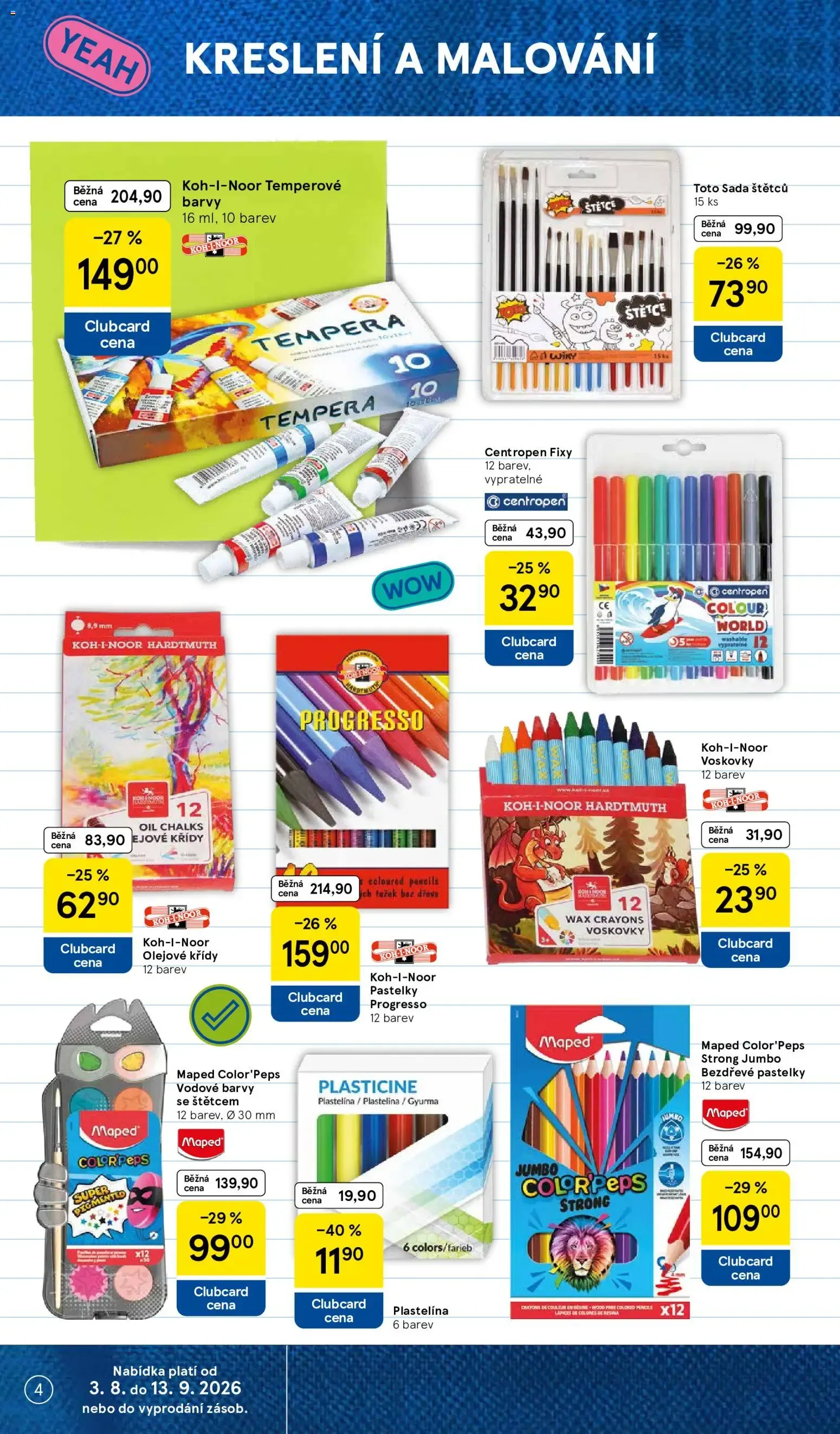 Tesco: Vše do školy - 3. srpna 13. září 2026 - Page 4