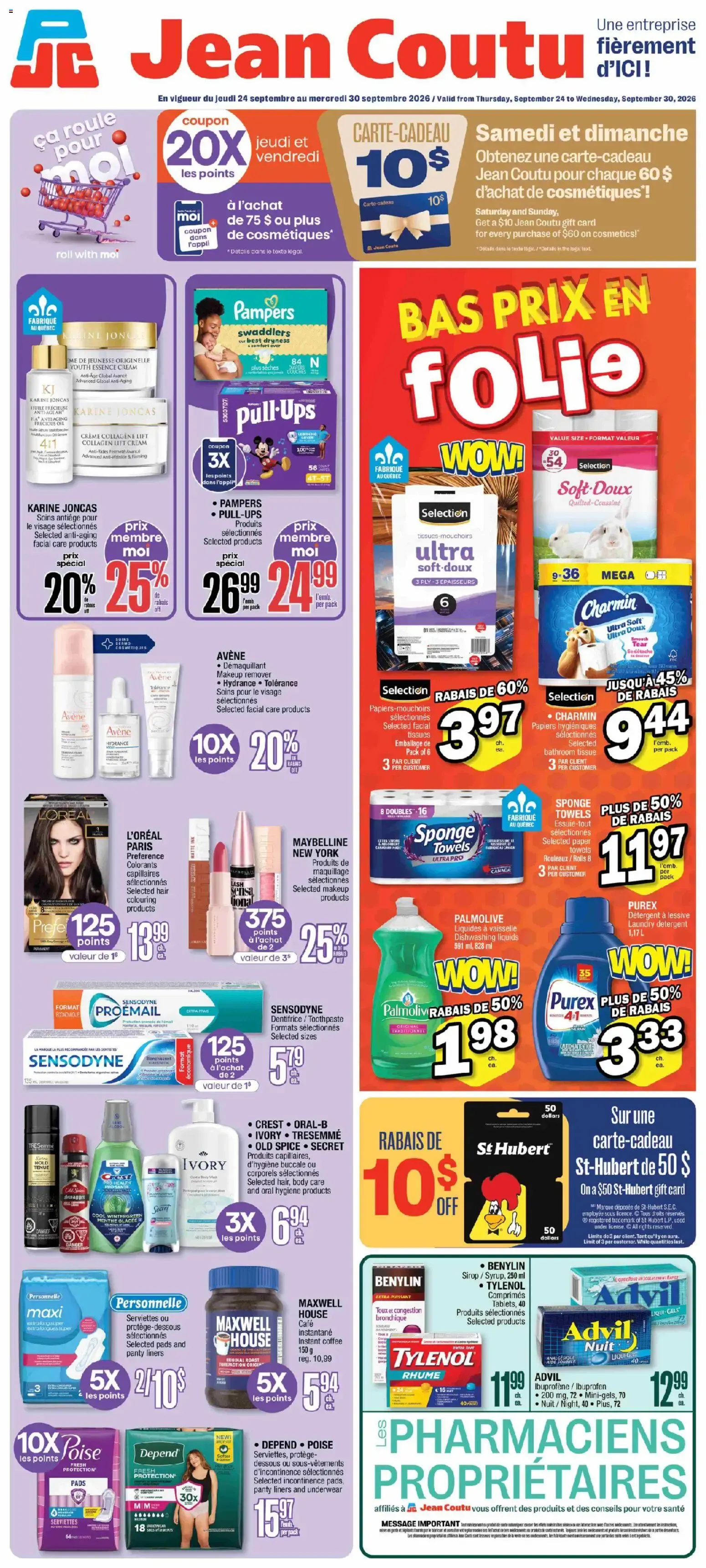 Jean Coutu circulaire from Sep 24, 2026 > weekly specials & deals