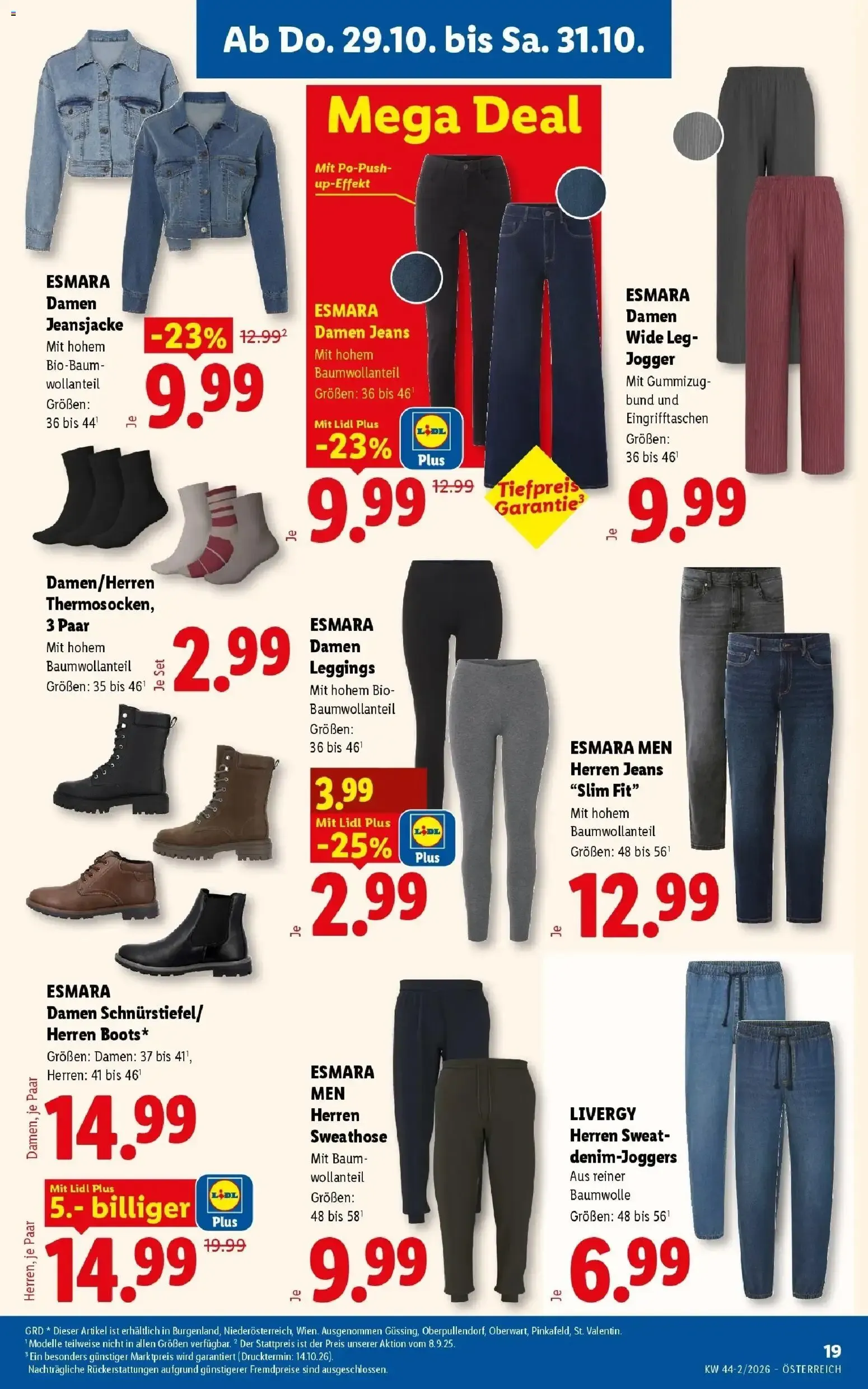 Lidl Flugblatt - Wien ab 25.10.2026 - Angebote ab donnerstag von 29. Oktober bis 31. Oktober 2026 - Flugblätt seite 25