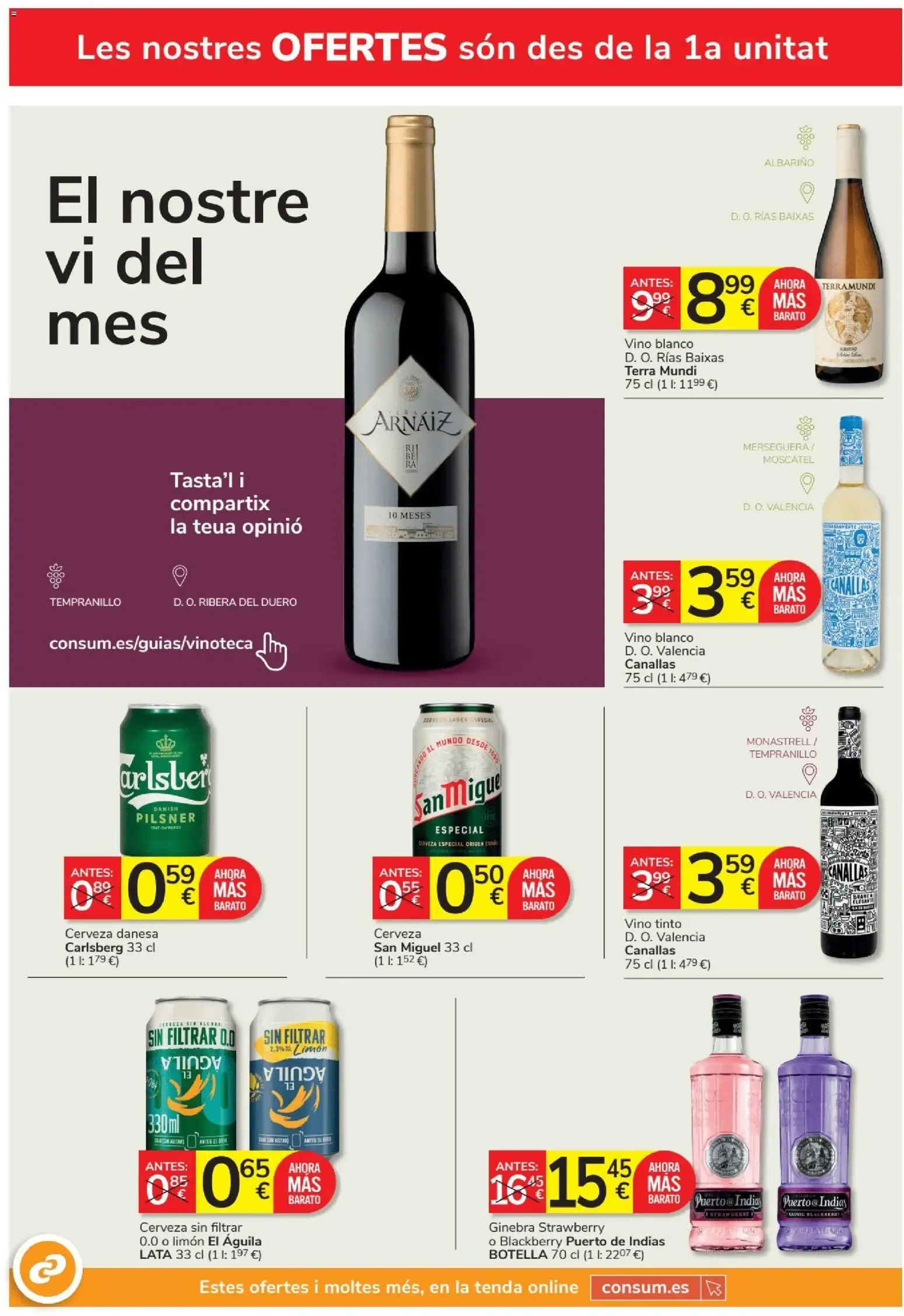 Catálogo de Consum: Oferta Setembre. Ofertas a 1, 2 y 3€. 27 de agosto al 23 de septiembre 2026 - Página 14