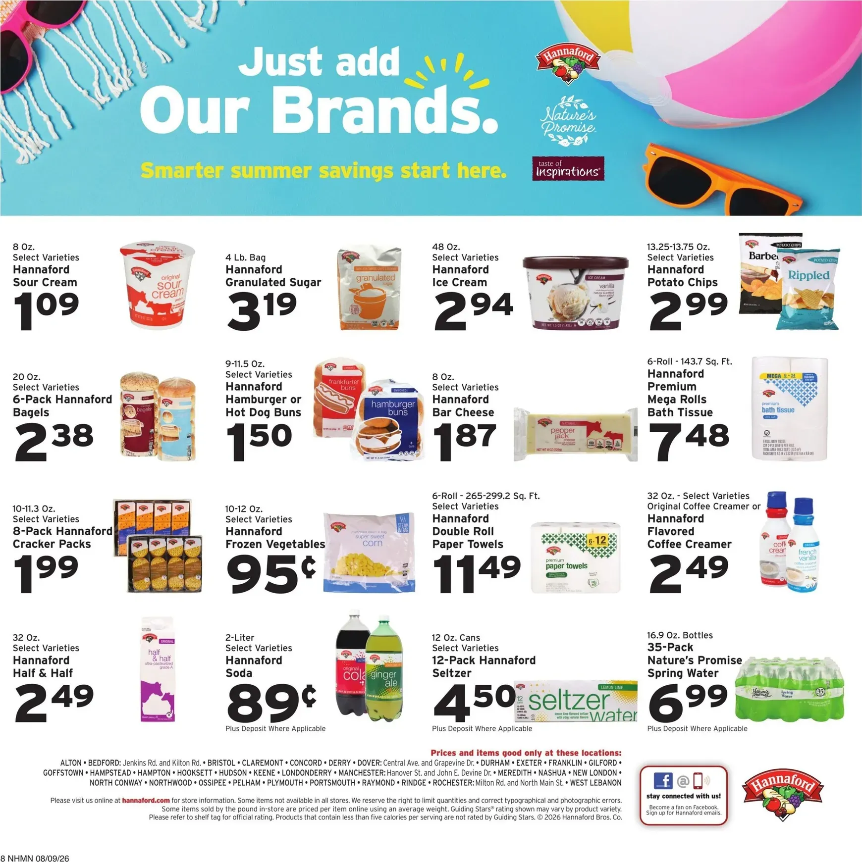 Weekly ad Hannaford Savings you can count on. from August 9 to August 15 2026 - Page 12