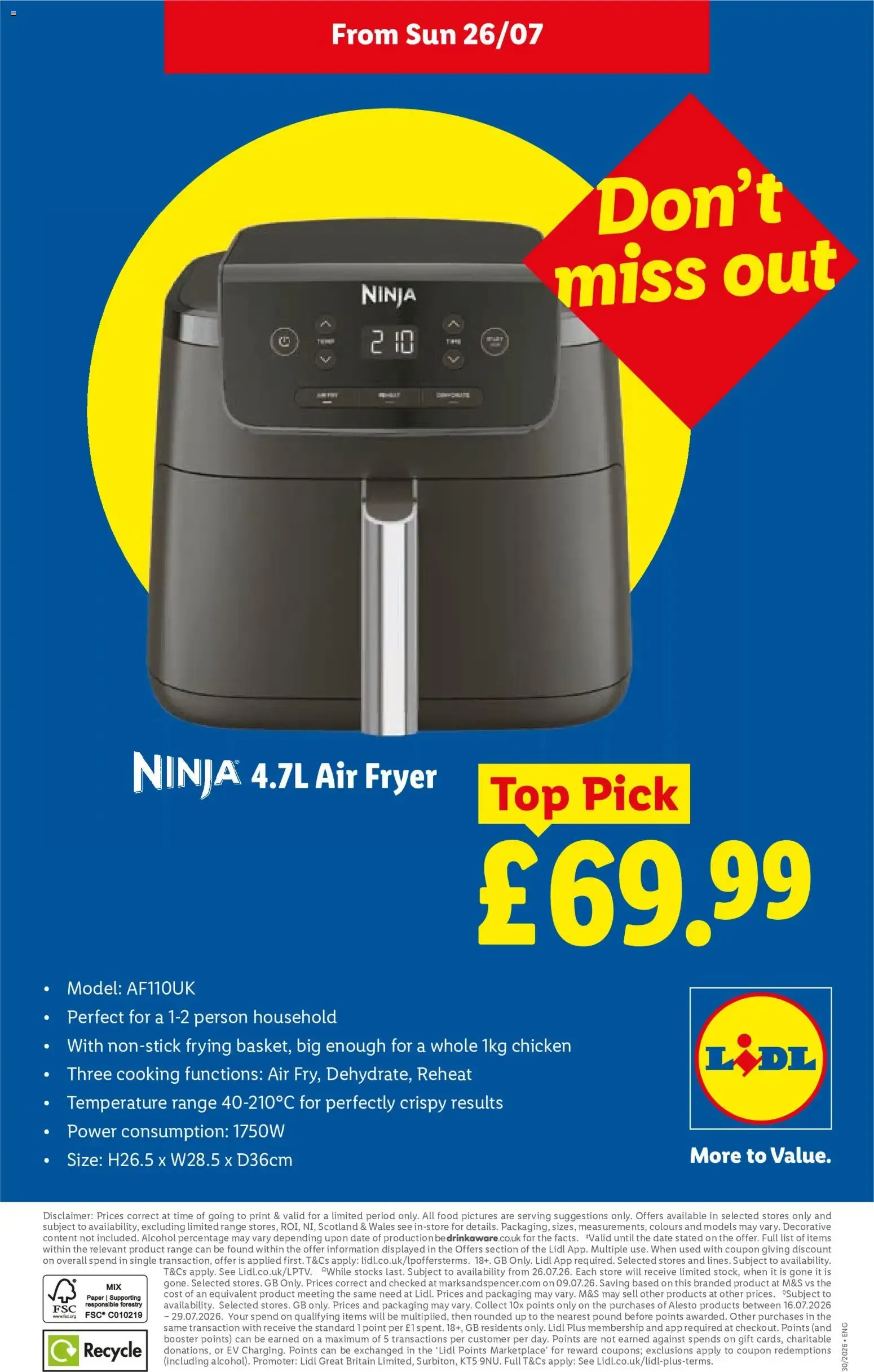 Weekly offers Lidl (23/07/2026 - 29/07/2026) - Offers Online from 23 July to 29 July 2026 - Catalogue Page 25