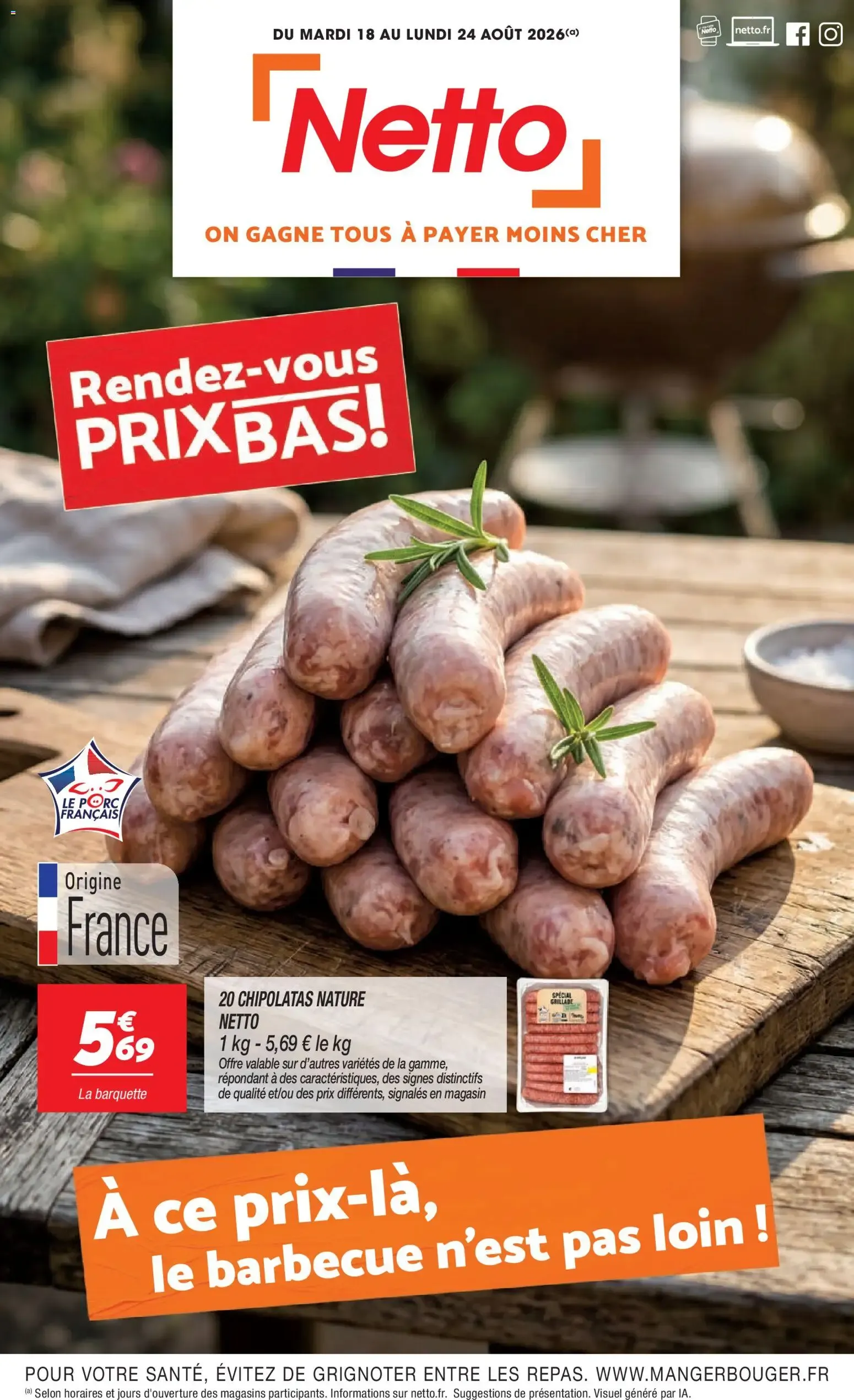 Netto catalogue à partir du 18/08/2026 - promo en ligne
