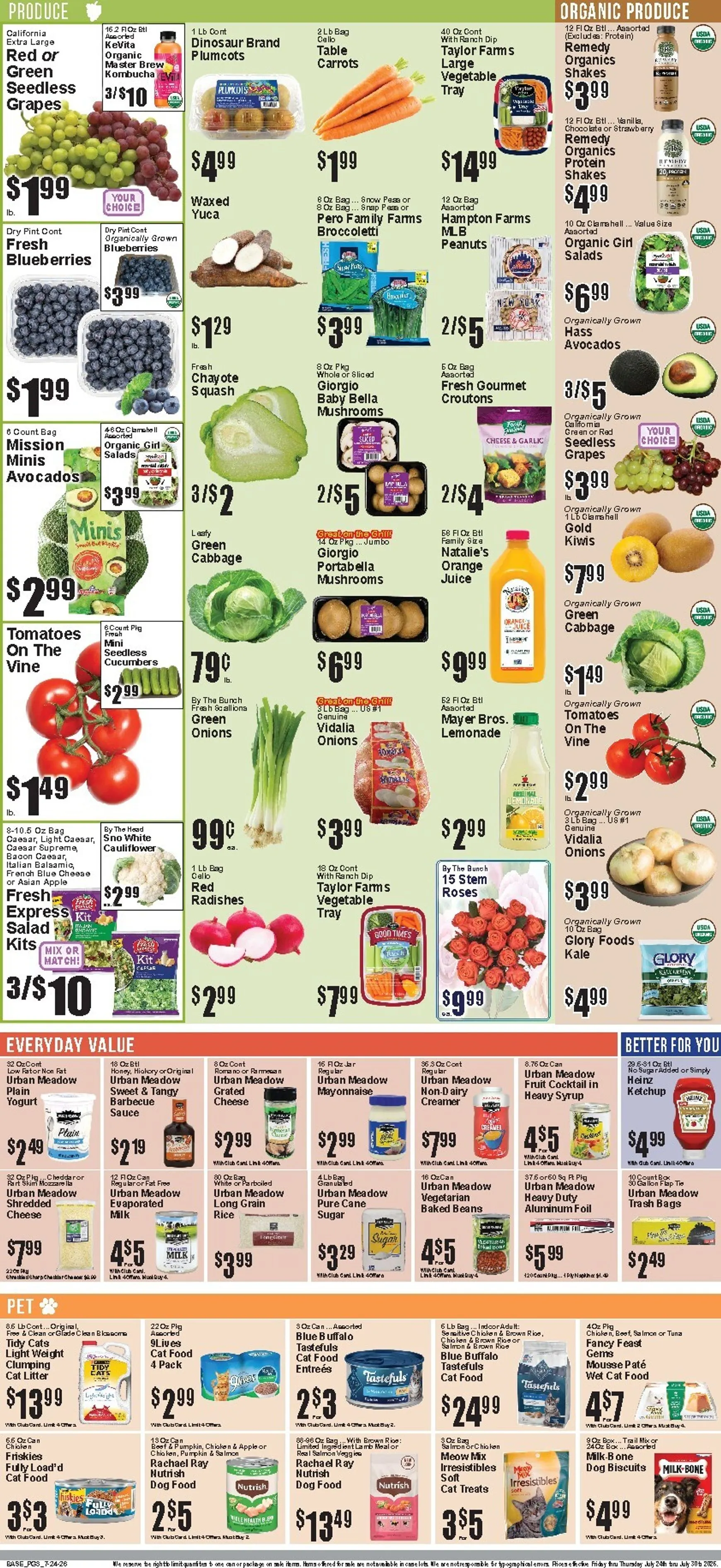 Weekly ad Current Food Universe leaflet valid from Friday 07/24/2026 to Thursday 07/30/2026 from July 24 to July 30 2026 - Page 4